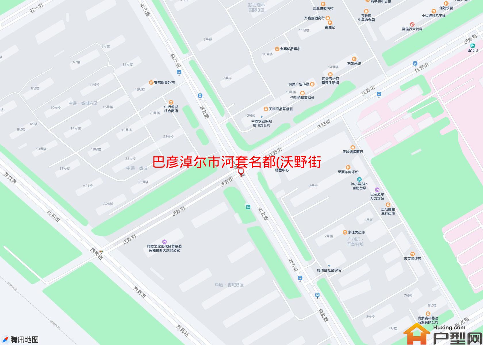 河套名都(沃野街)小区 - 户型网