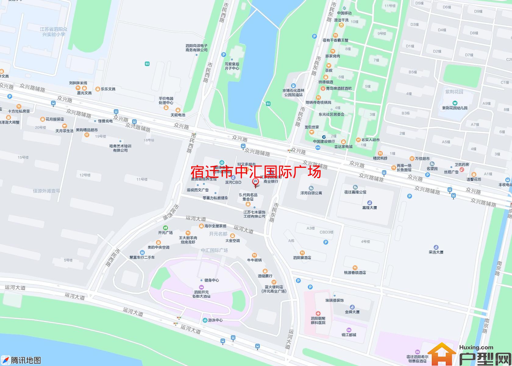 中汇国际广场小区 - 户型网