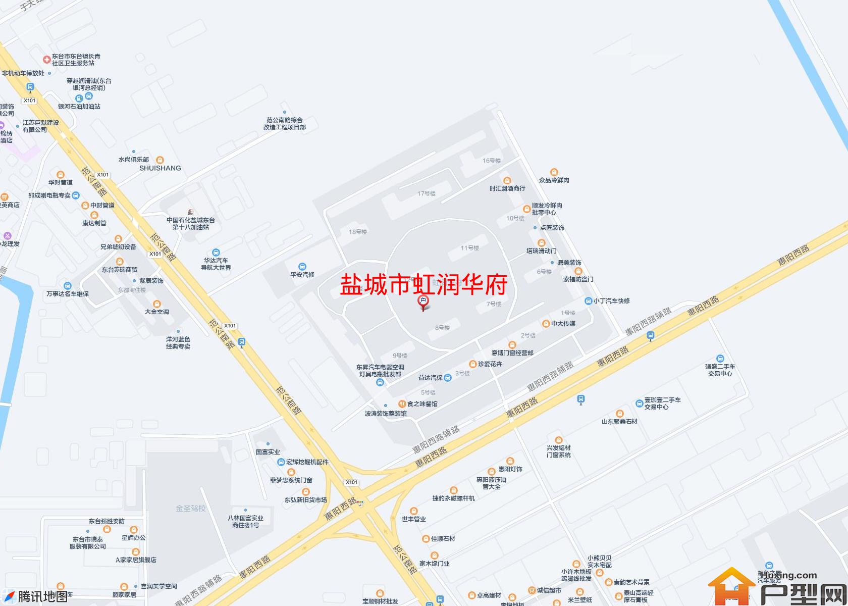 虹润华府小区 - 户型网