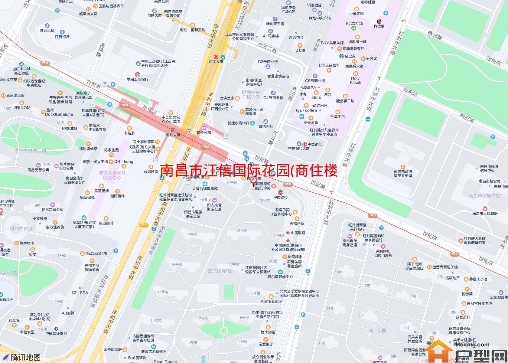 江信国际花园(商住楼)小区 - 户型网