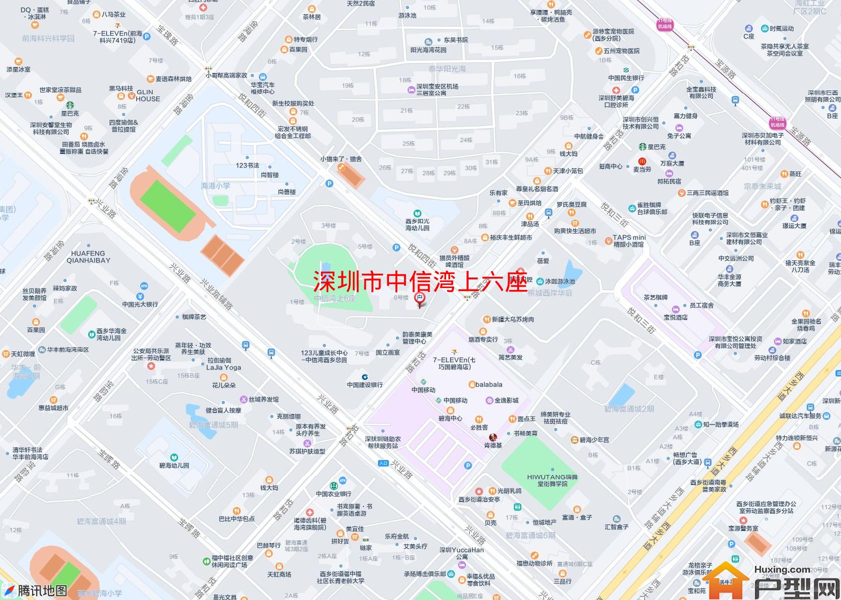 中信湾上六座小区 - 户型网