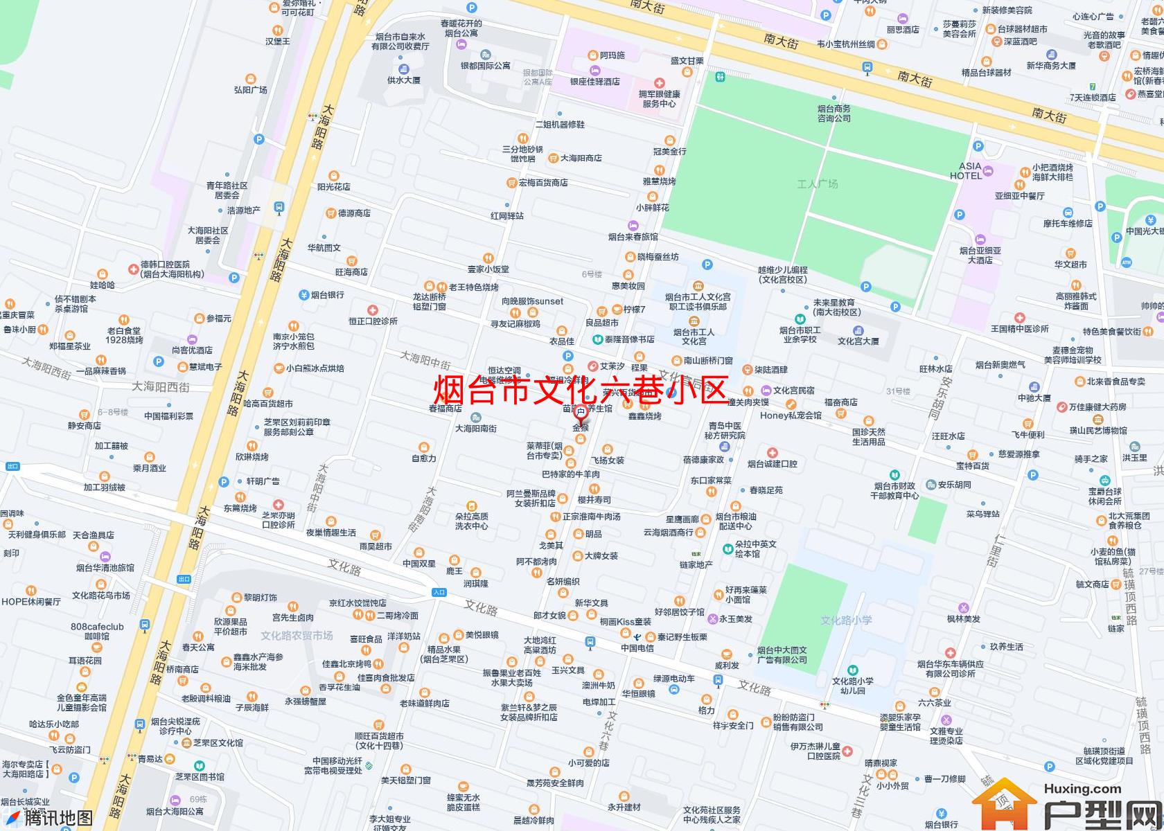 文化六巷小区小区 - 户型网