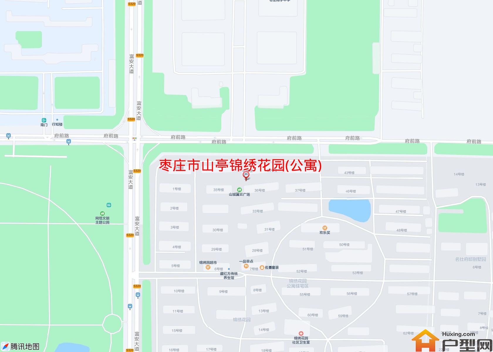 山亭锦绣花园(公寓)小区 - 户型网