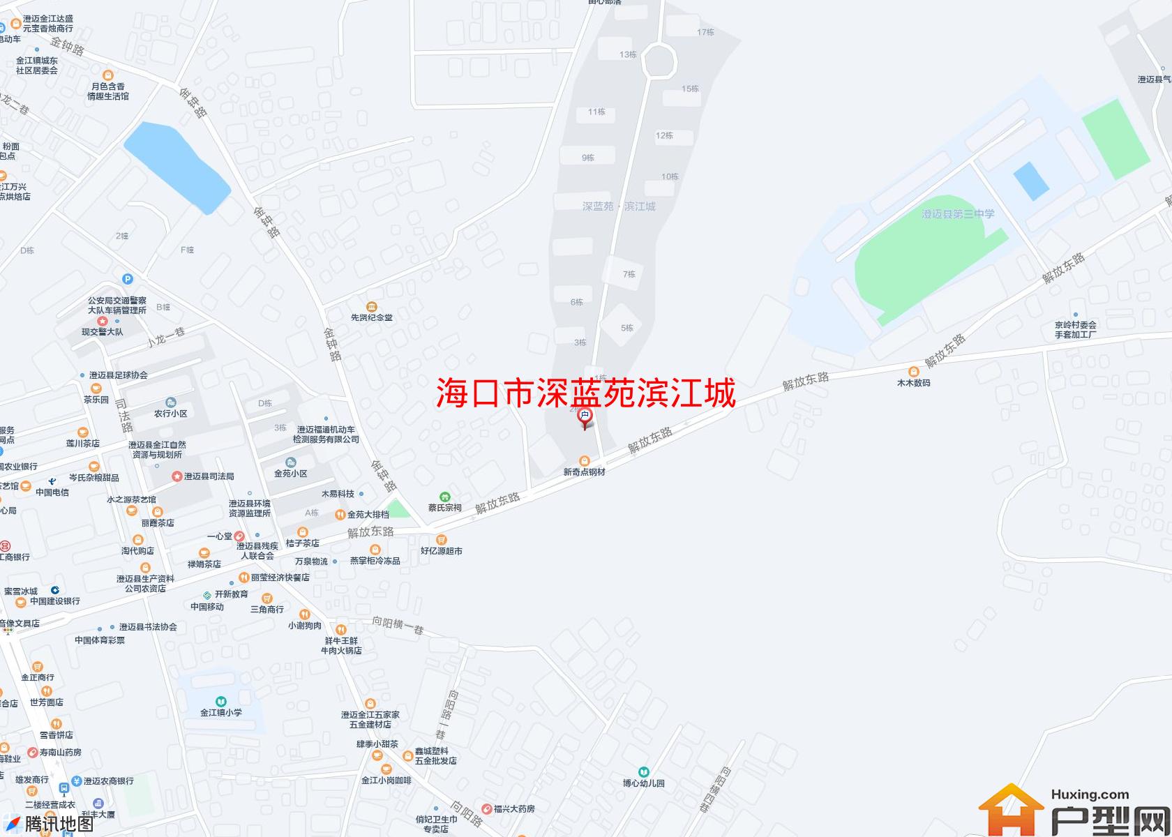 深蓝苑滨江城小区 - 户型网