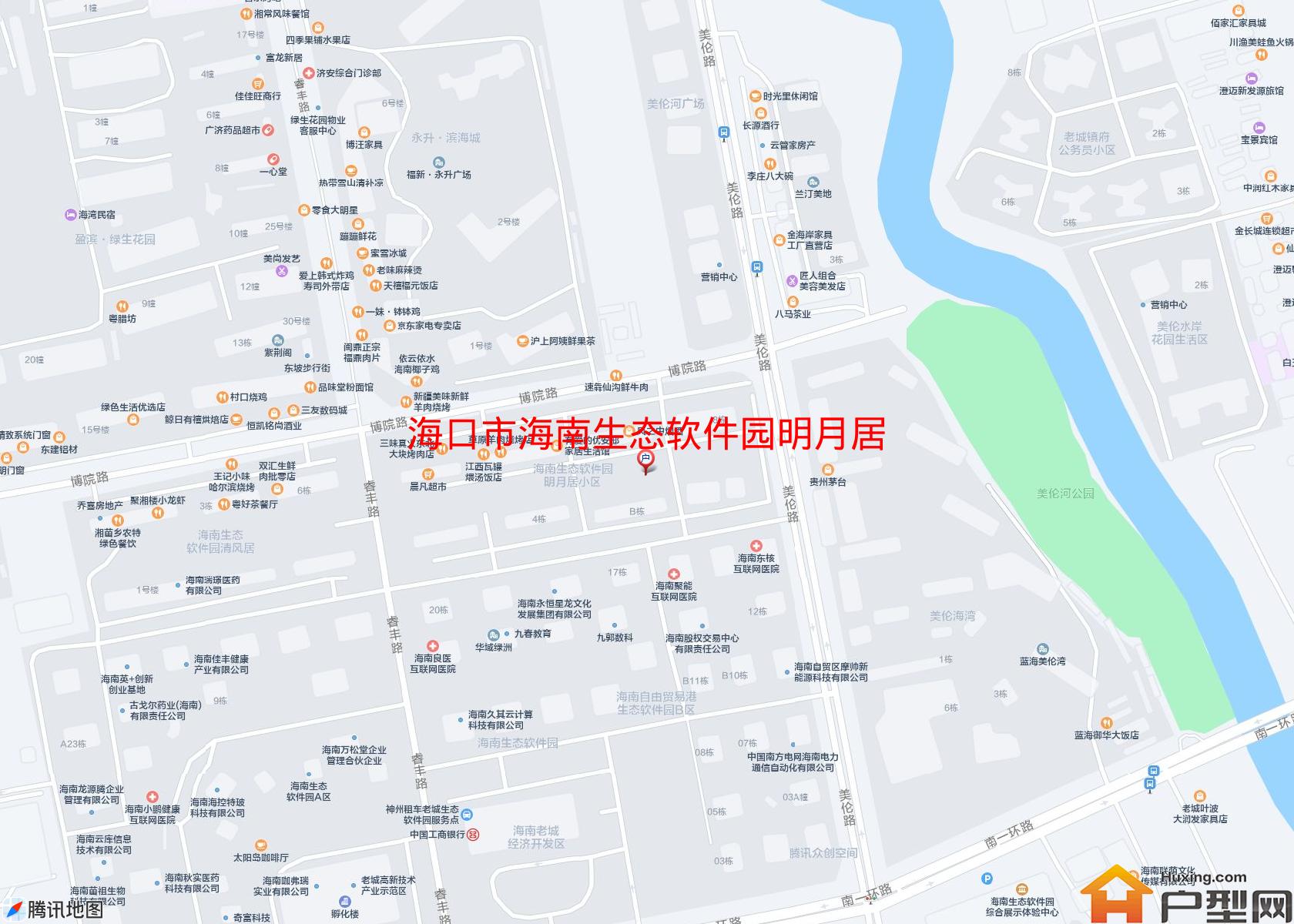 海南生态软件园明月居小区小区 - 户型网
