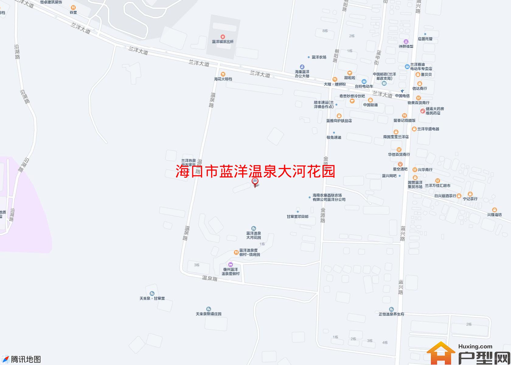 蓝洋温泉大河花园小区 - 户型网