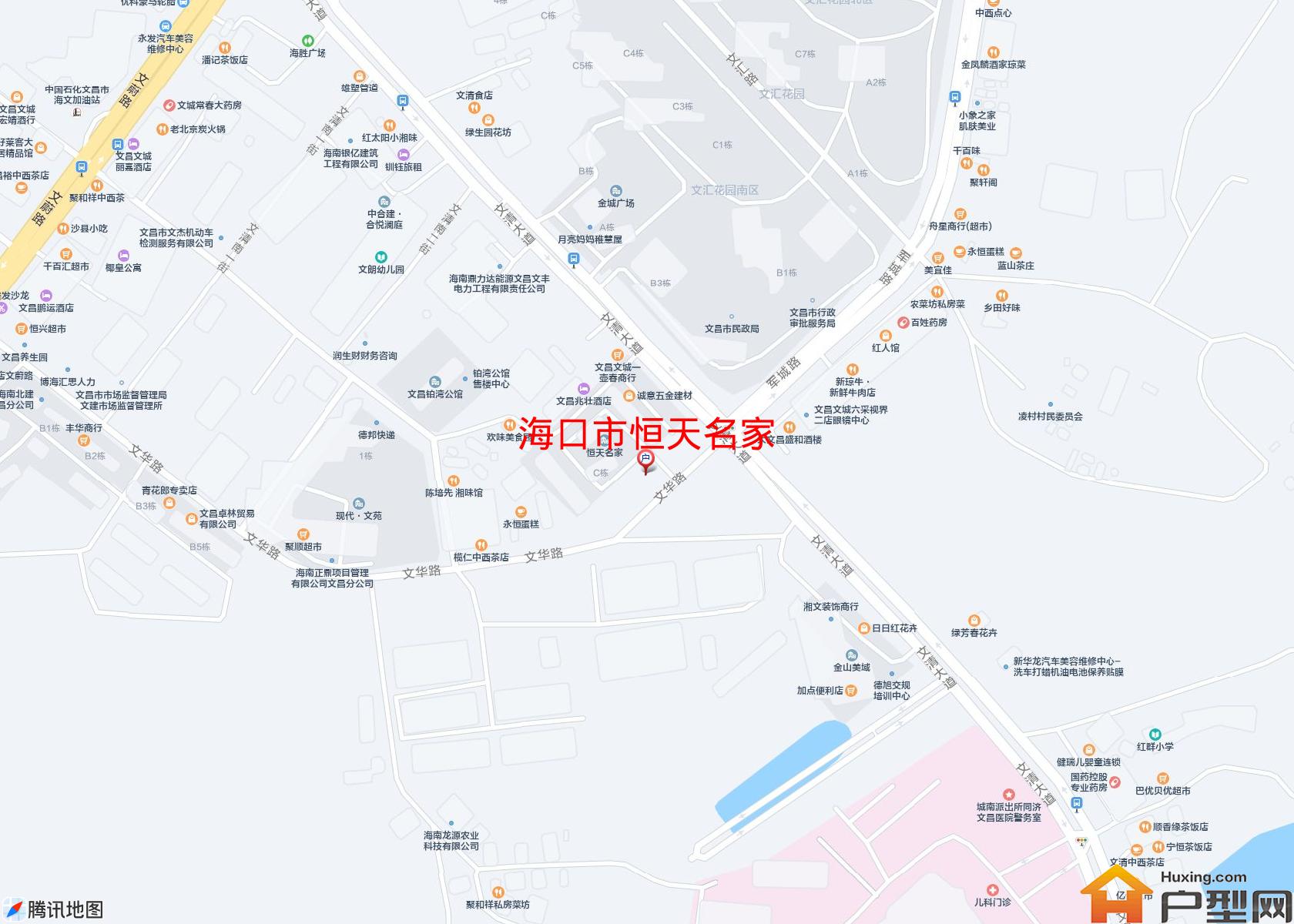 恒天名家小区 - 户型网
