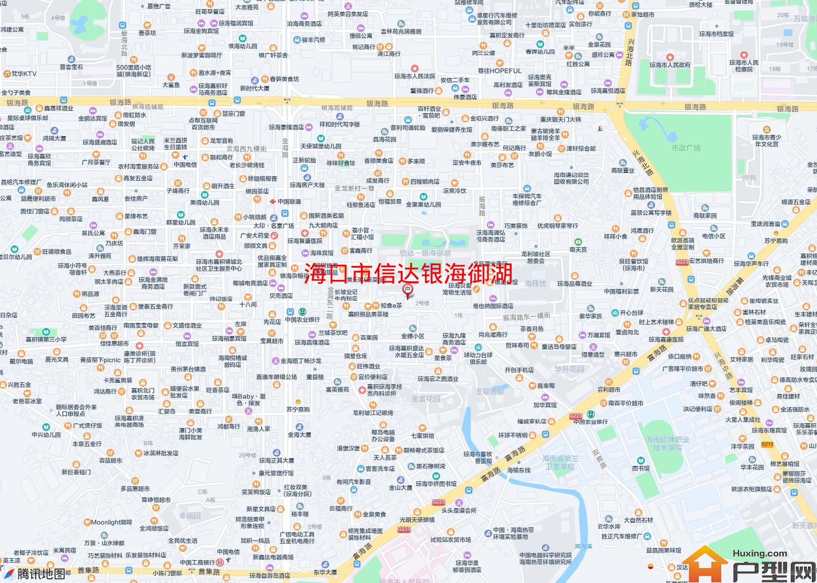 信达银海御湖小区 - 户型网
