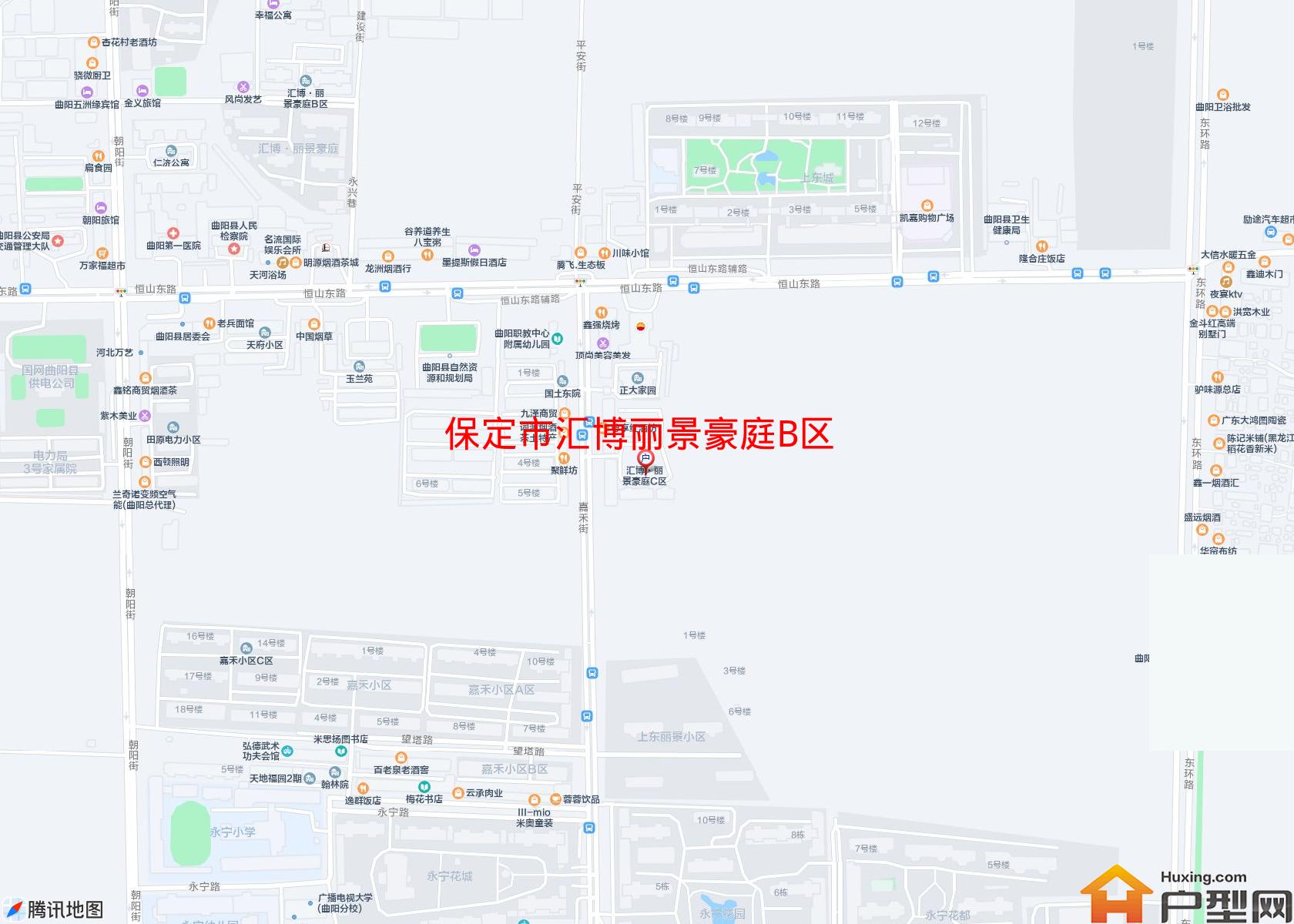 汇博丽景豪庭B区小区 - 户型网