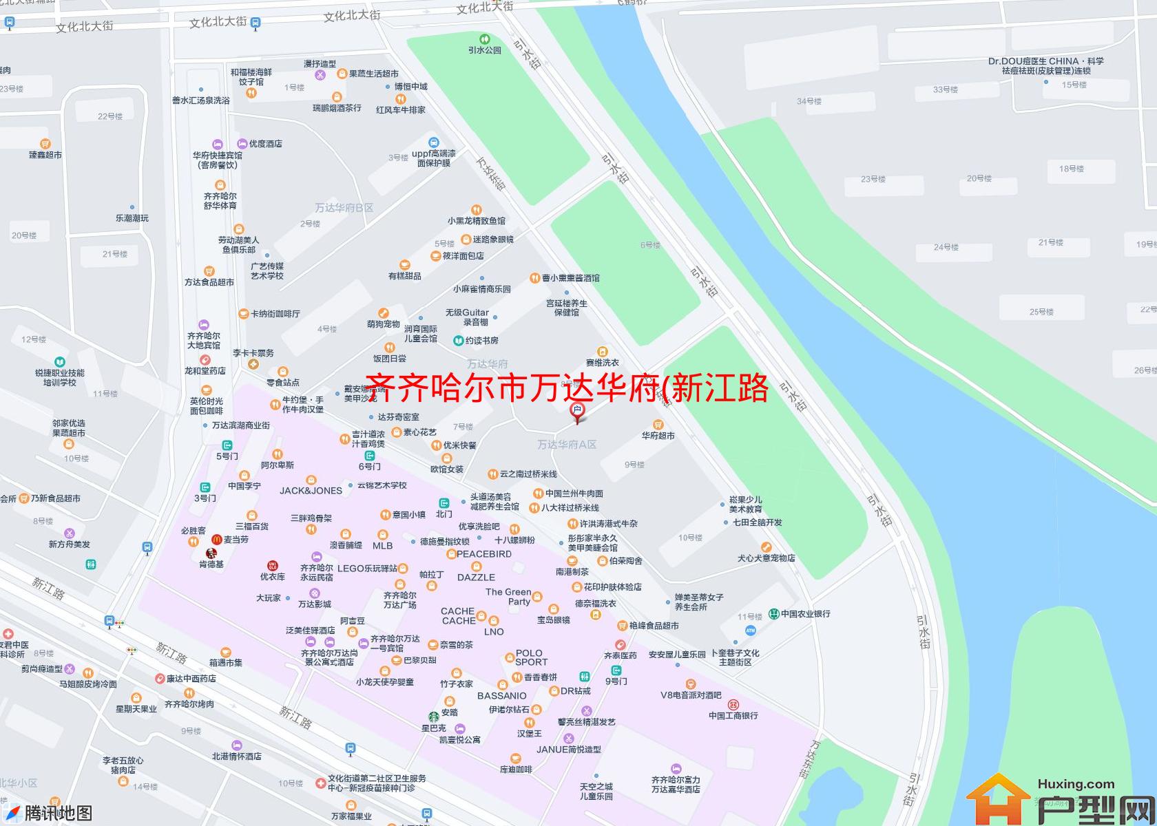万达华府(新江路1号)小区 - 户型网