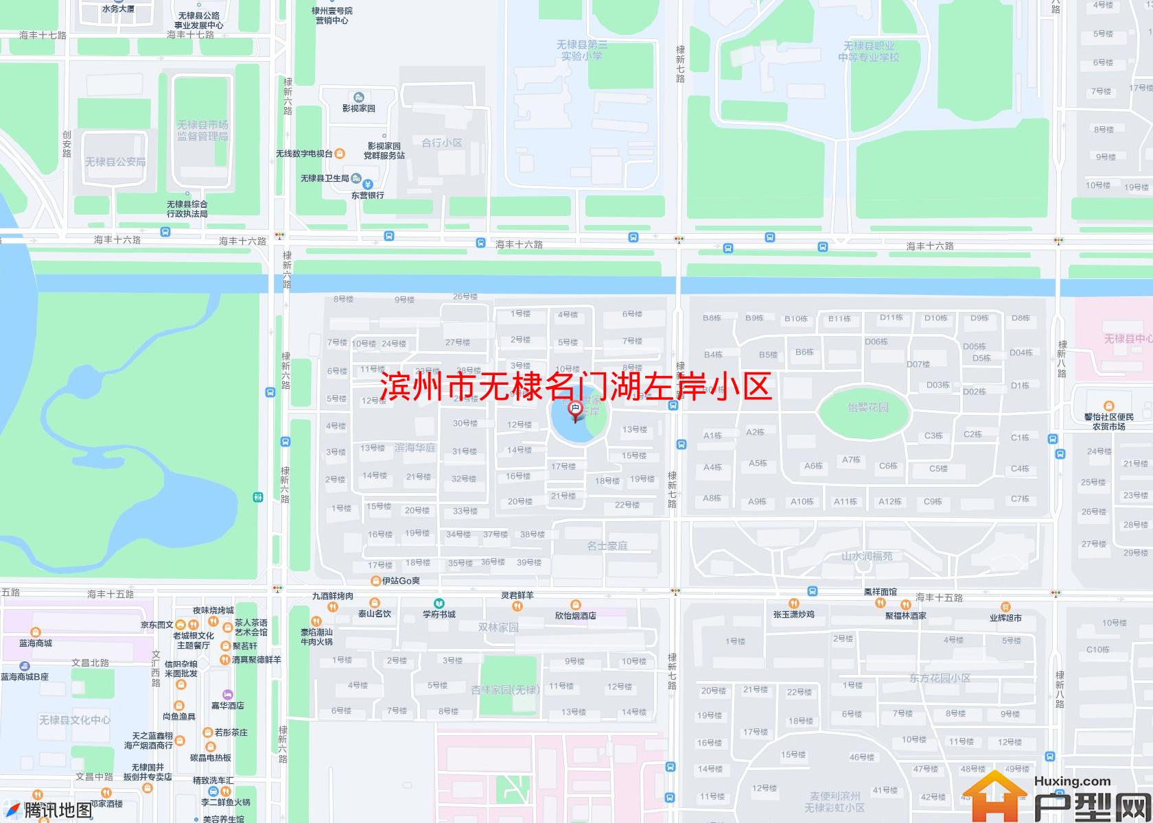 无棣名门湖左岸小区小区 - 户型网
