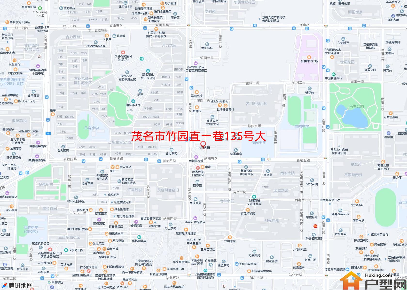 竹园直一巷135号大院小区 - 户型网