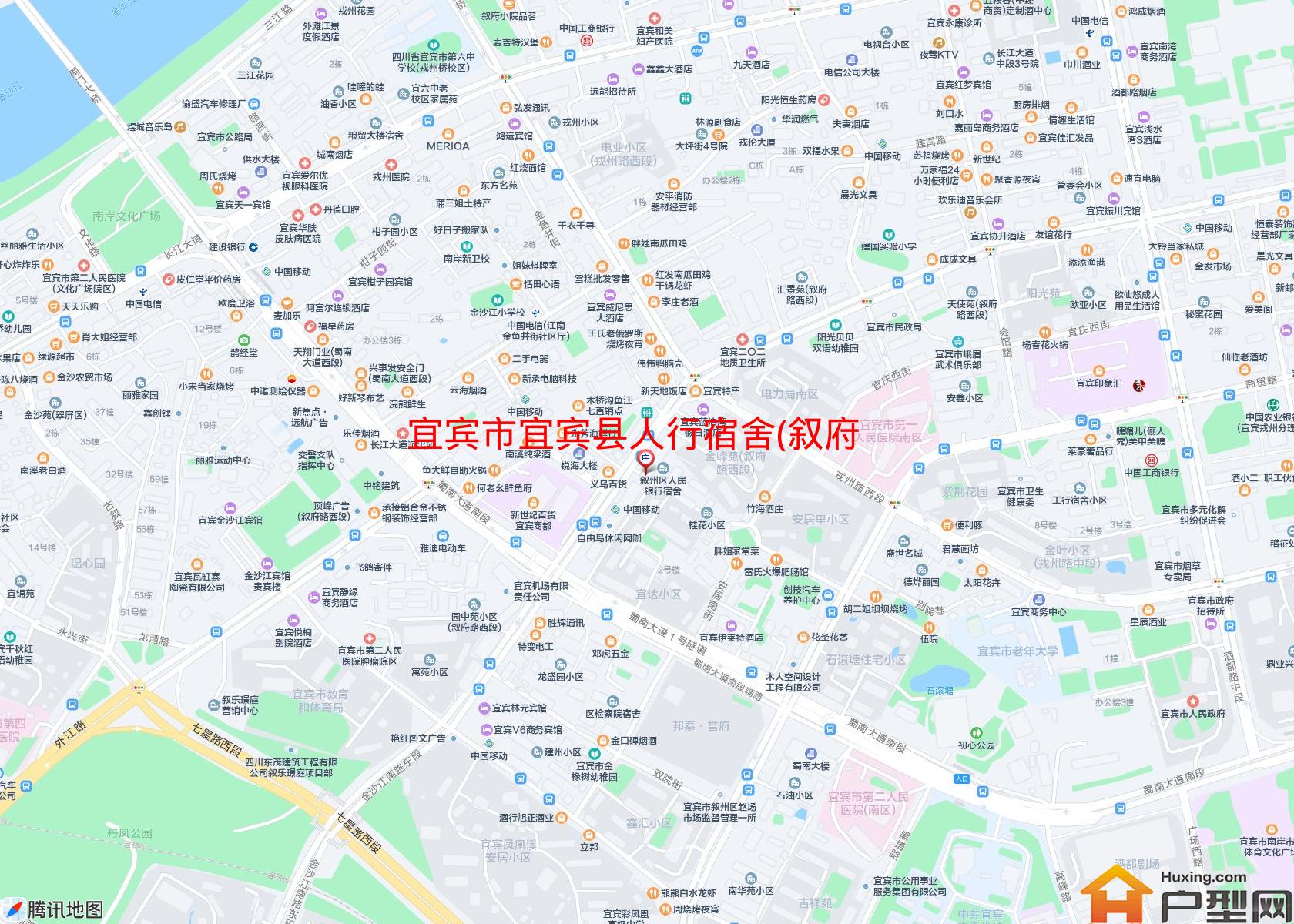 宜宾县人行宿舍(叙府路西段33号0小区 - 户型网