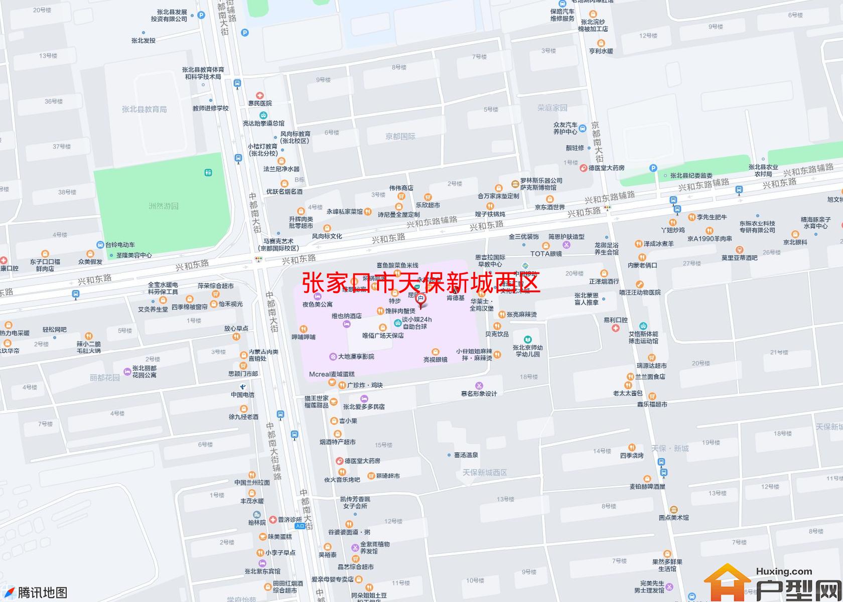 天保新城西区小区 - 户型网