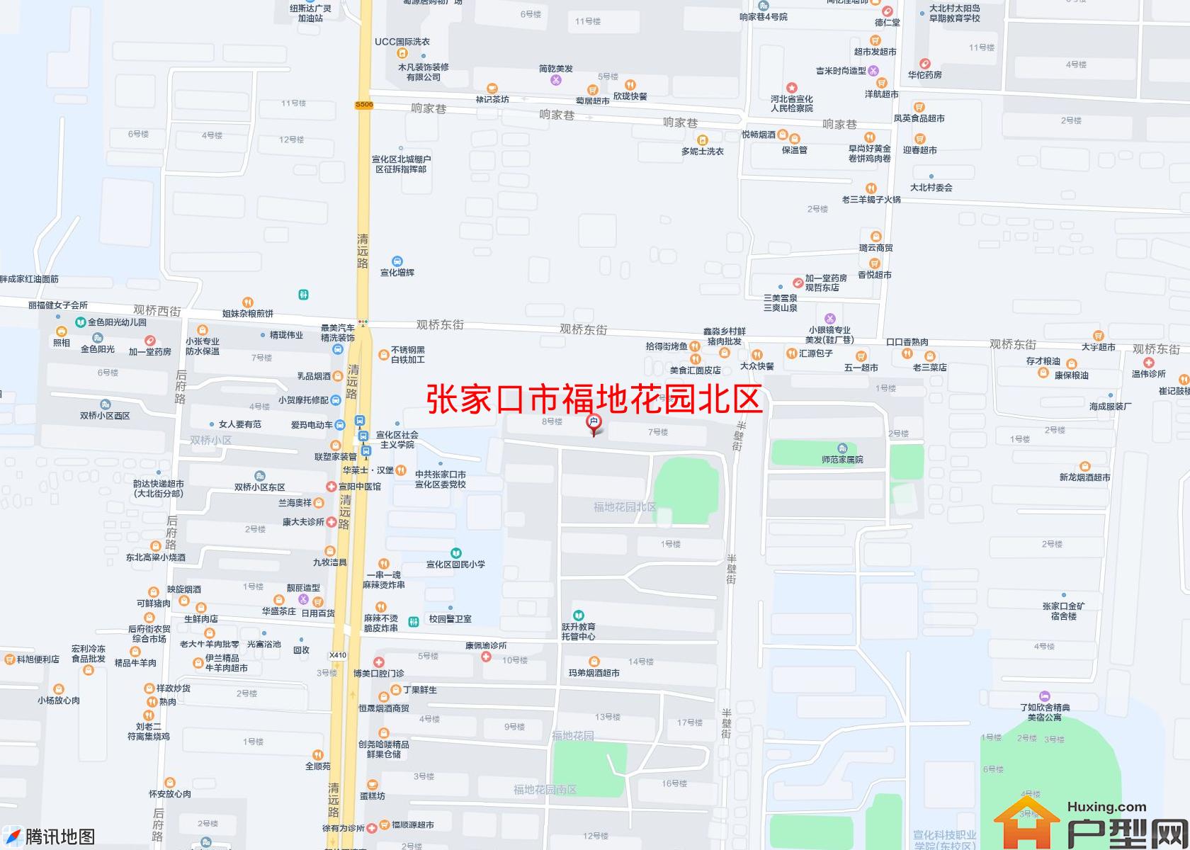 福地花园北区小区 - 户型网