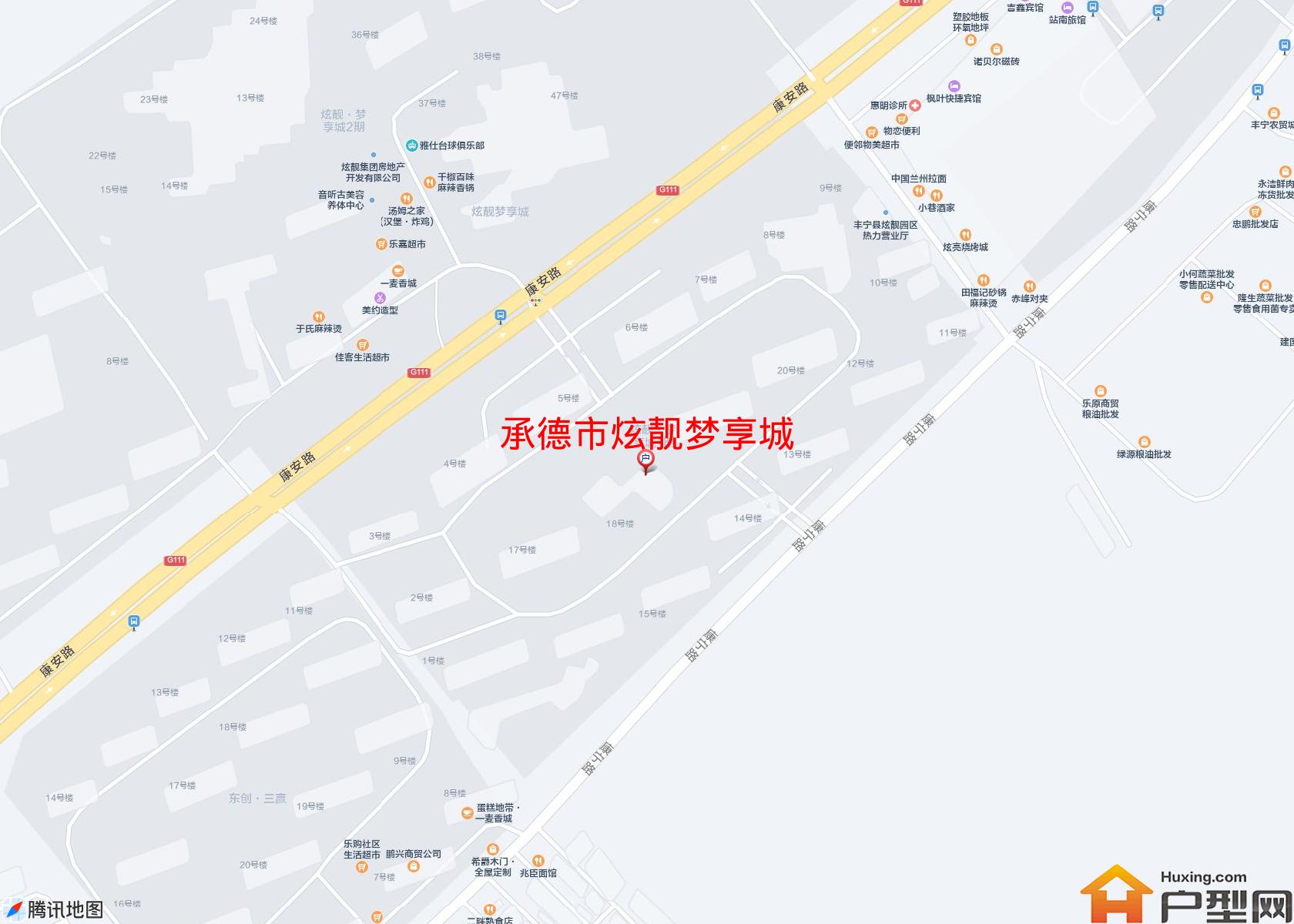 炫靓梦享城小区 - 户型网