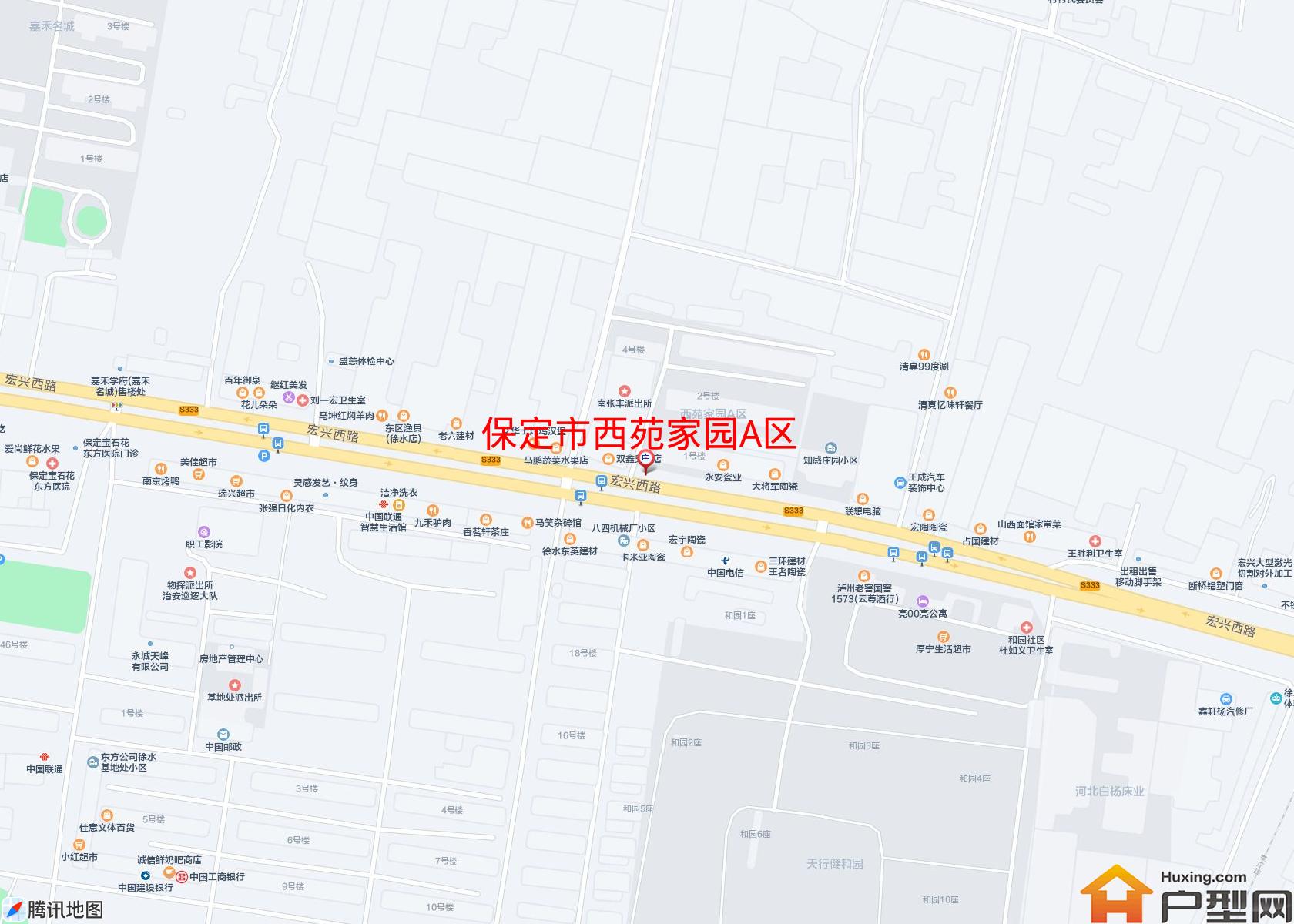 西苑家园A区小区 - 户型网