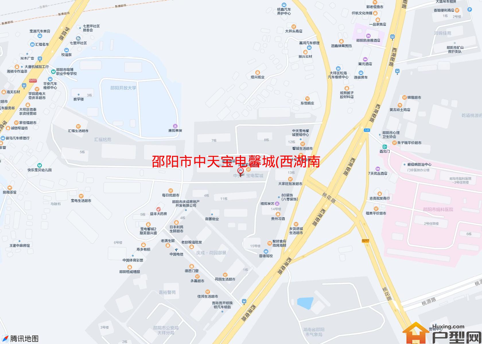 中天宝电馨城(西湖南路)小区 - 户型网