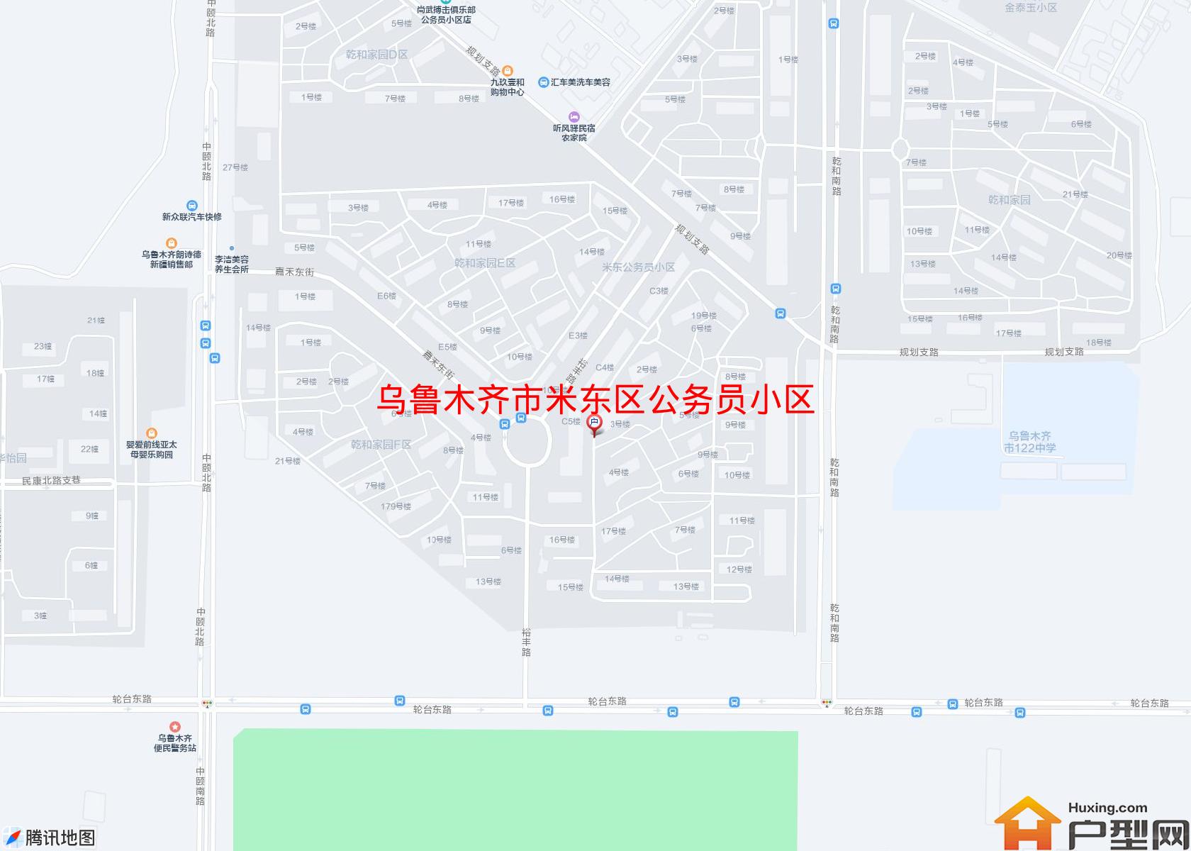 米东区公务员小区小区 - 户型网