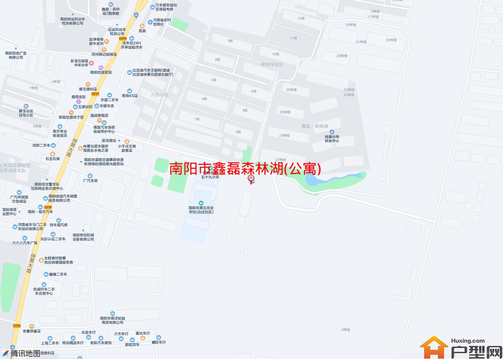 鑫磊森林湖(公寓)小区 - 户型网