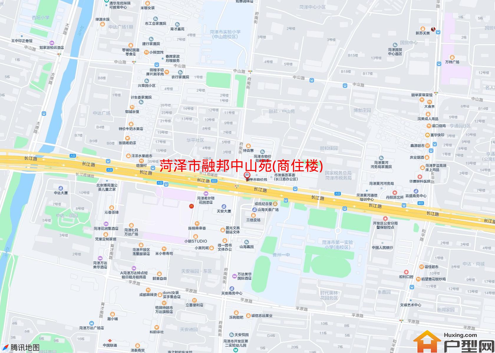 融邦中山苑(商住楼)小区 - 户型网