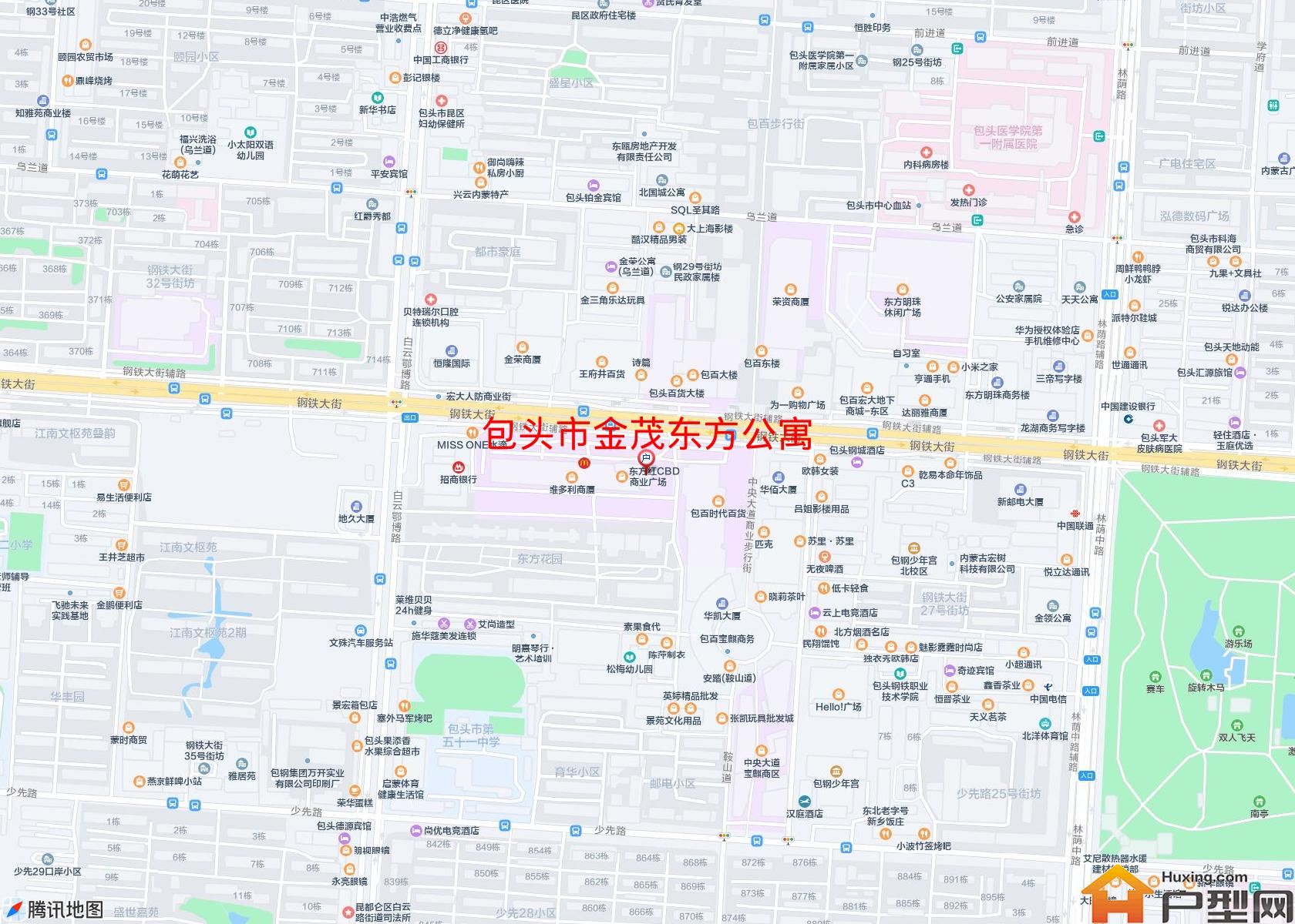 金茂东方公寓小区 - 户型网