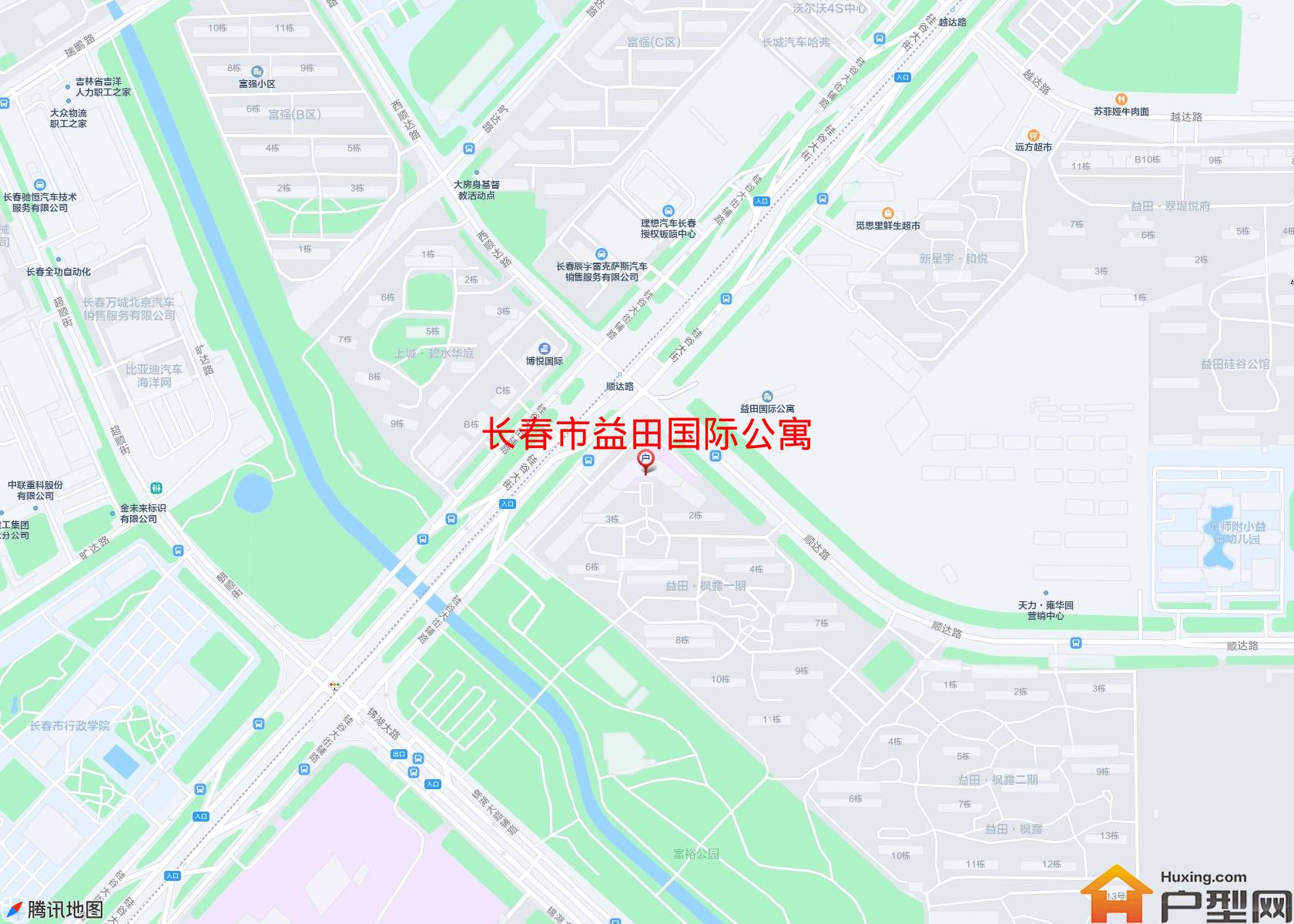 益田国际公寓小区 - 户型网
