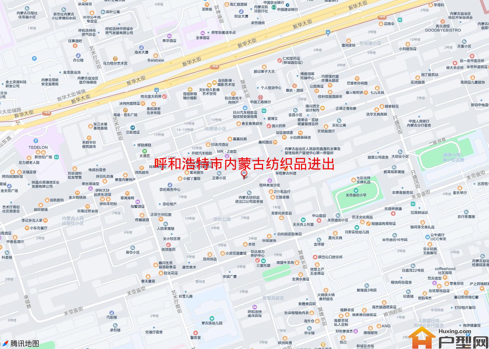 内蒙古纺织品进出口公司宿舍楼小区 - 户型网