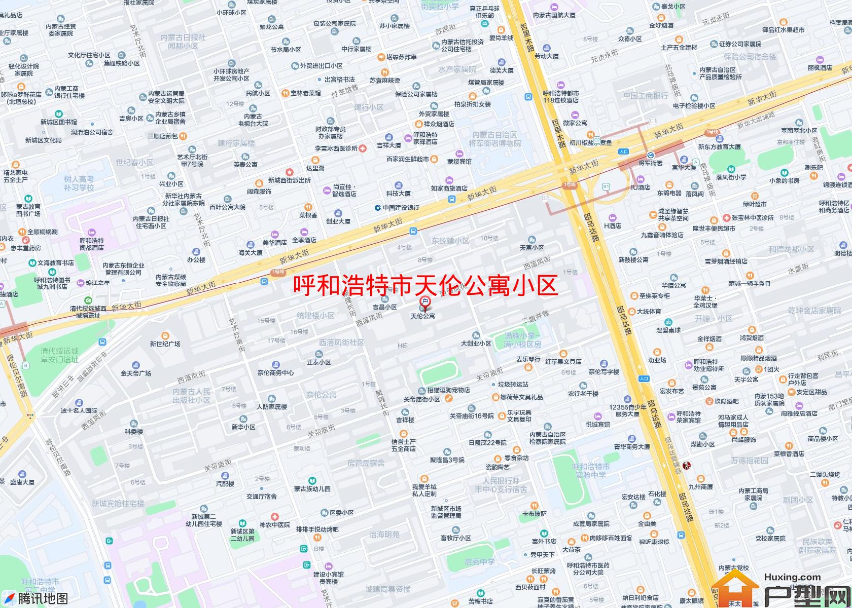 天伦公寓小区小区 - 户型网