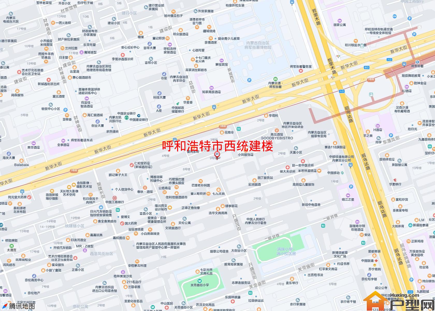 西统建楼小区 - 户型网