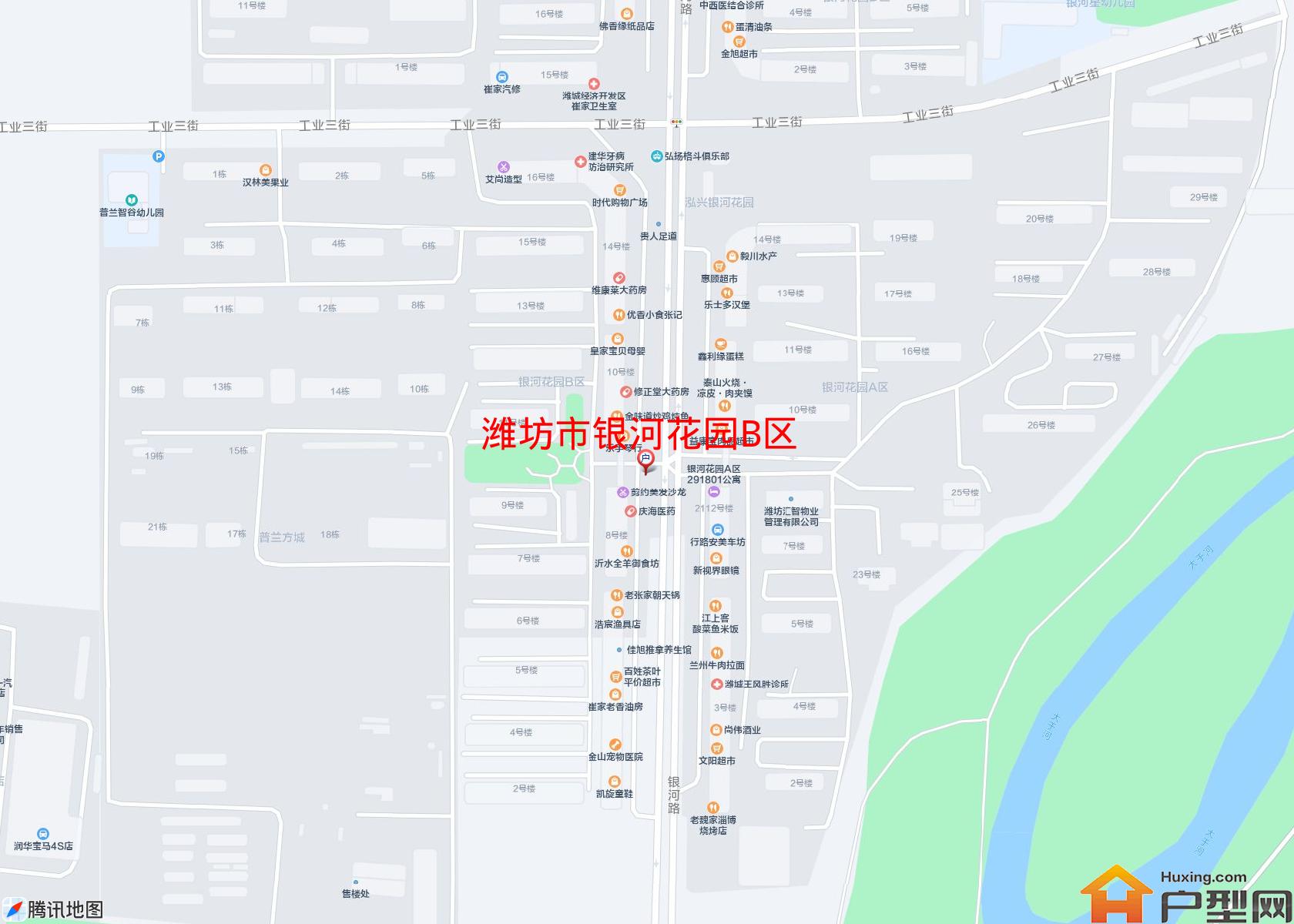银河花园B区小区 - 户型网