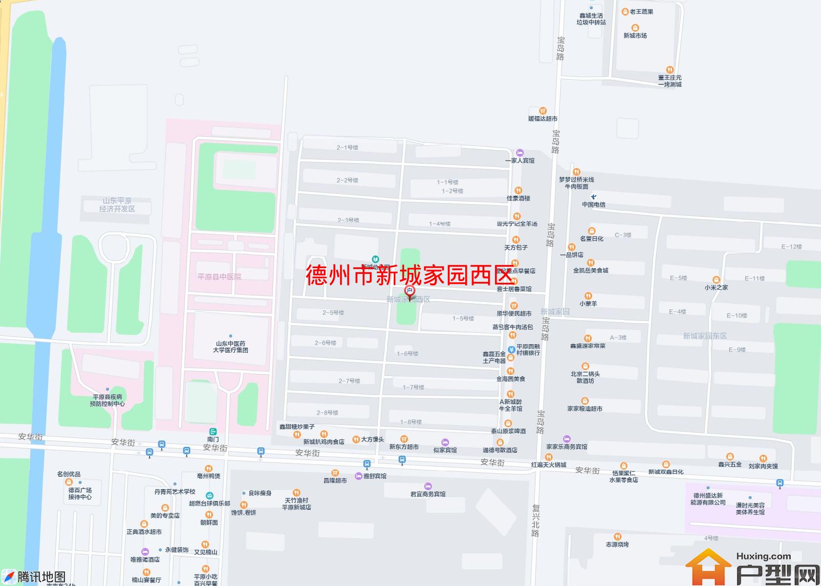 新城家园西区小区 - 户型网