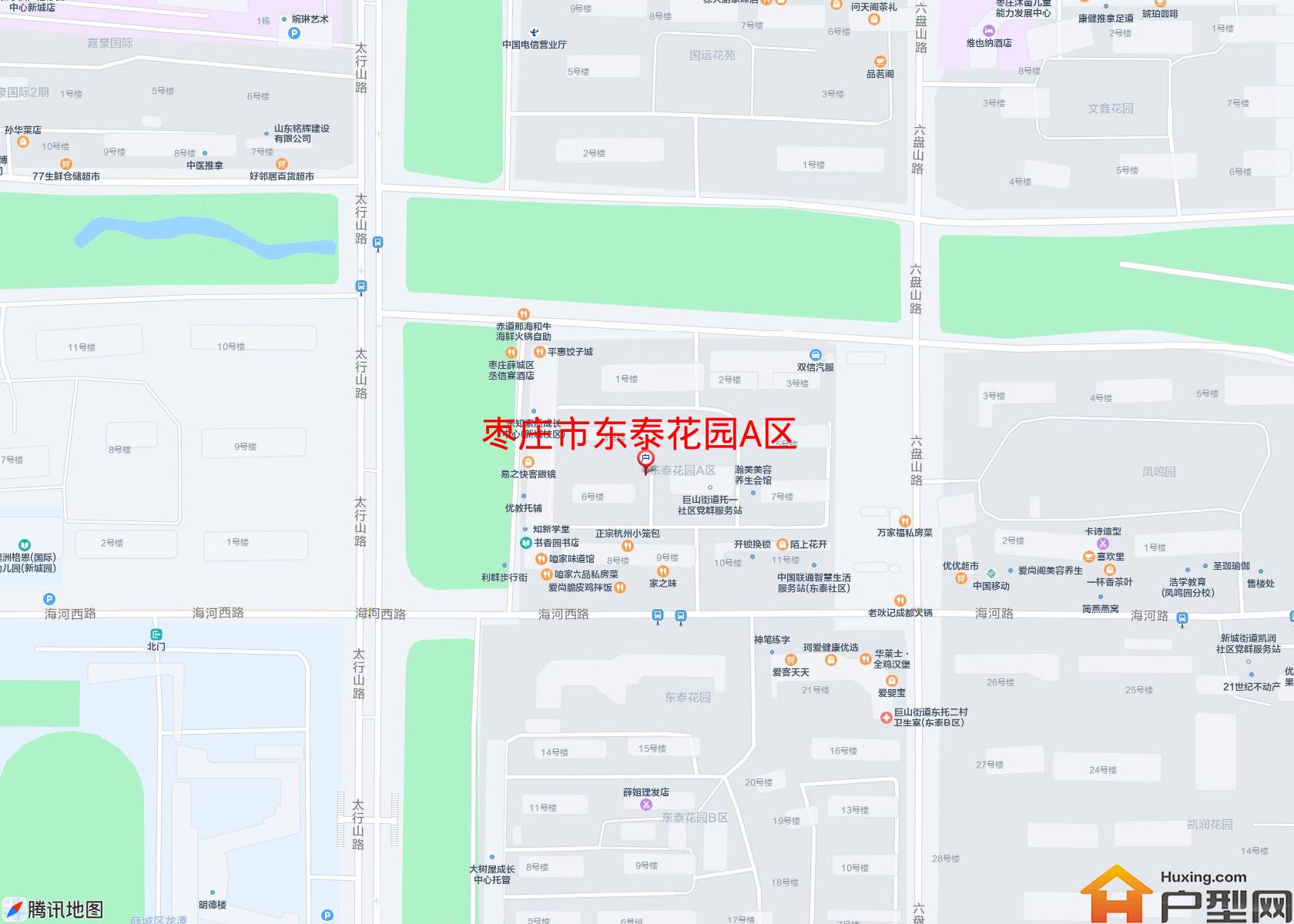 东泰花园A区小区 - 户型网