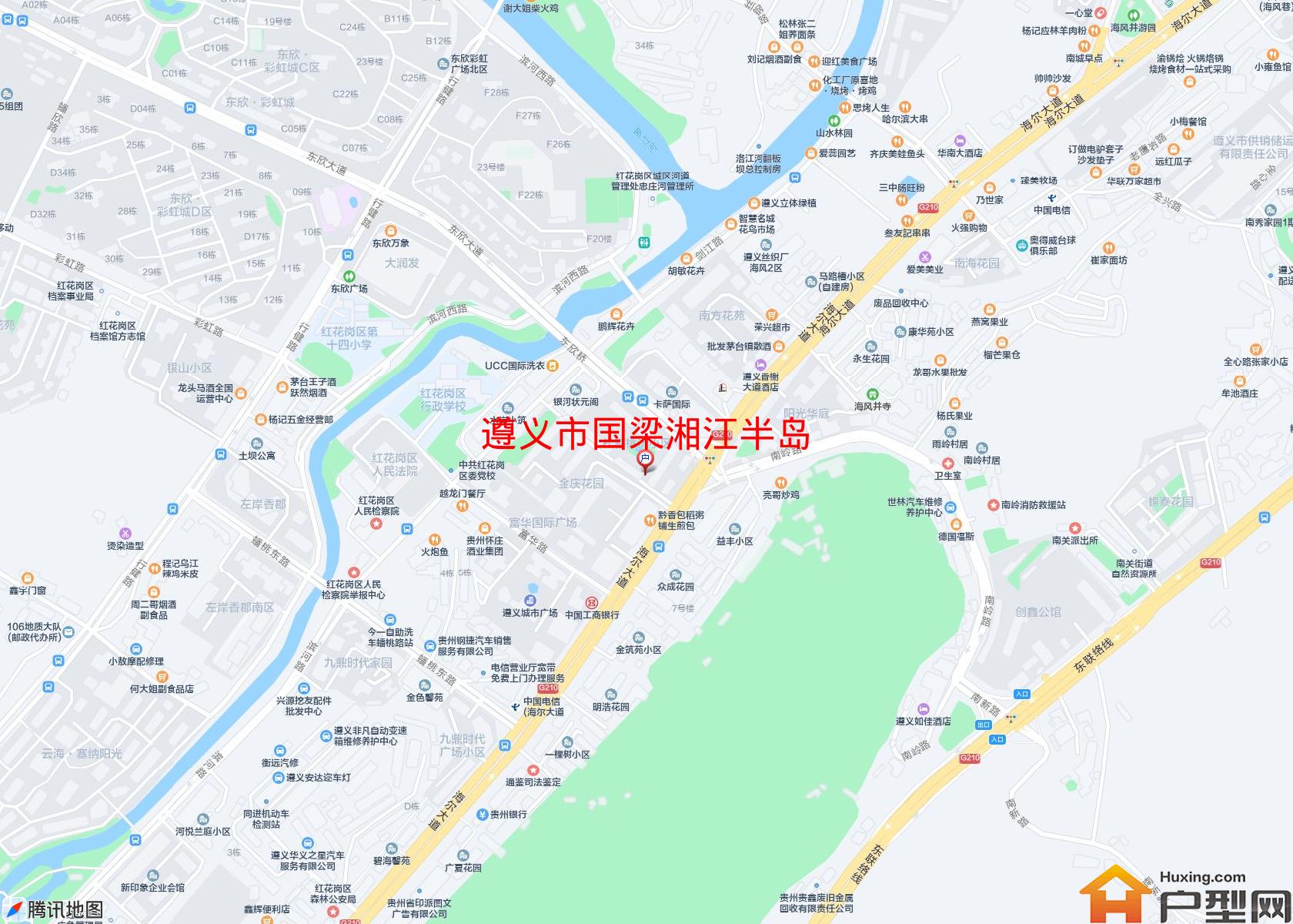 国梁湘江半岛小区 - 户型网