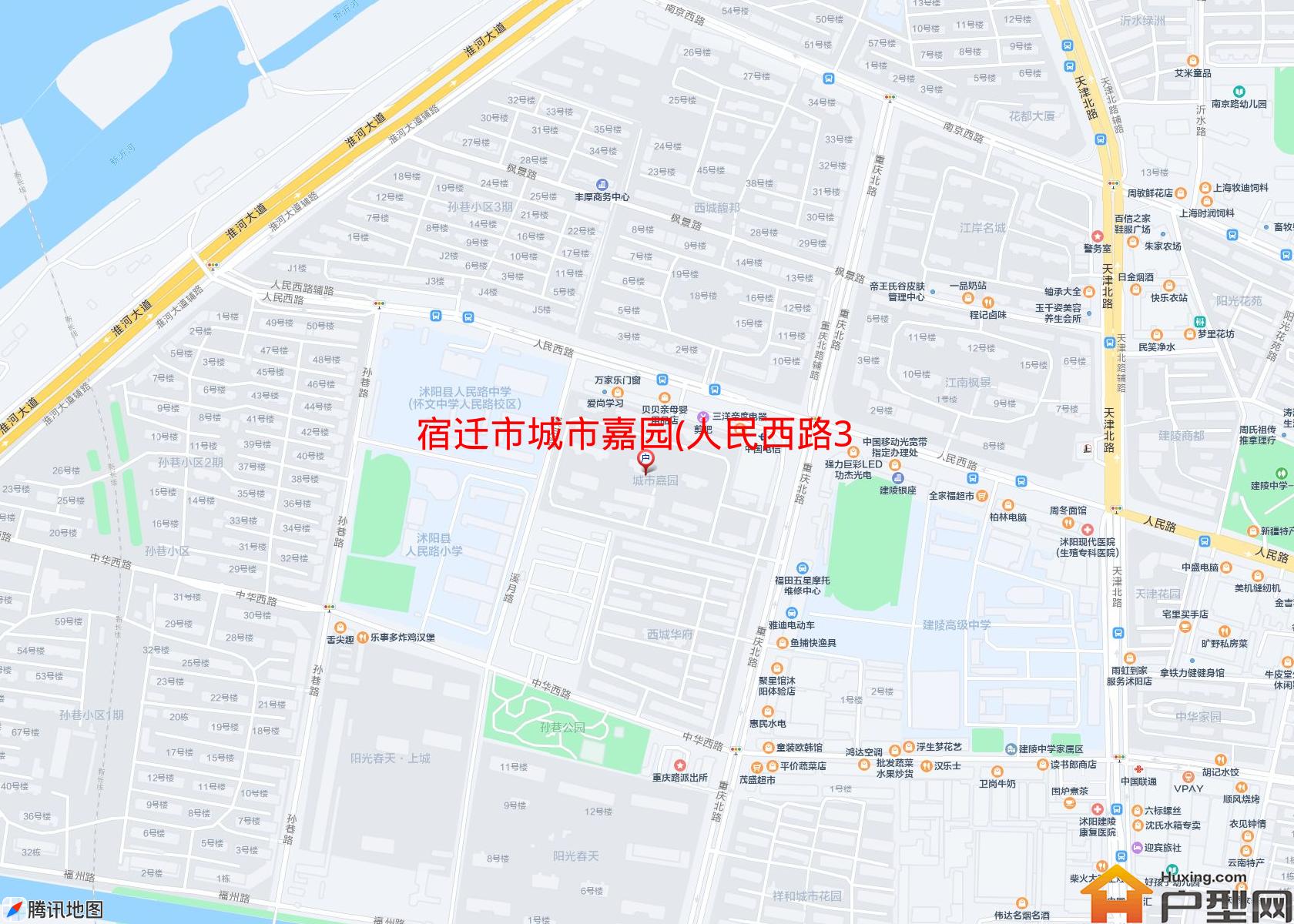 城市嘉园(人民西路351号)小区 - 户型网