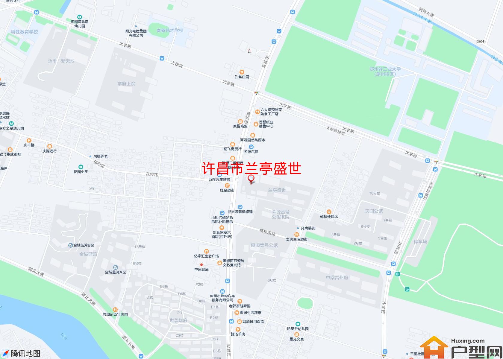 兰亭盛世小区 - 户型网