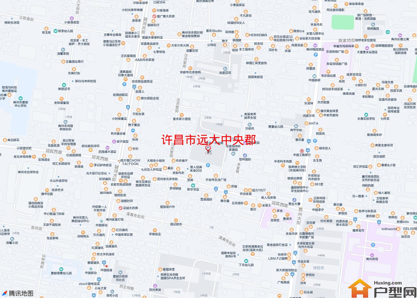 远大中央郡小区 - 户型网