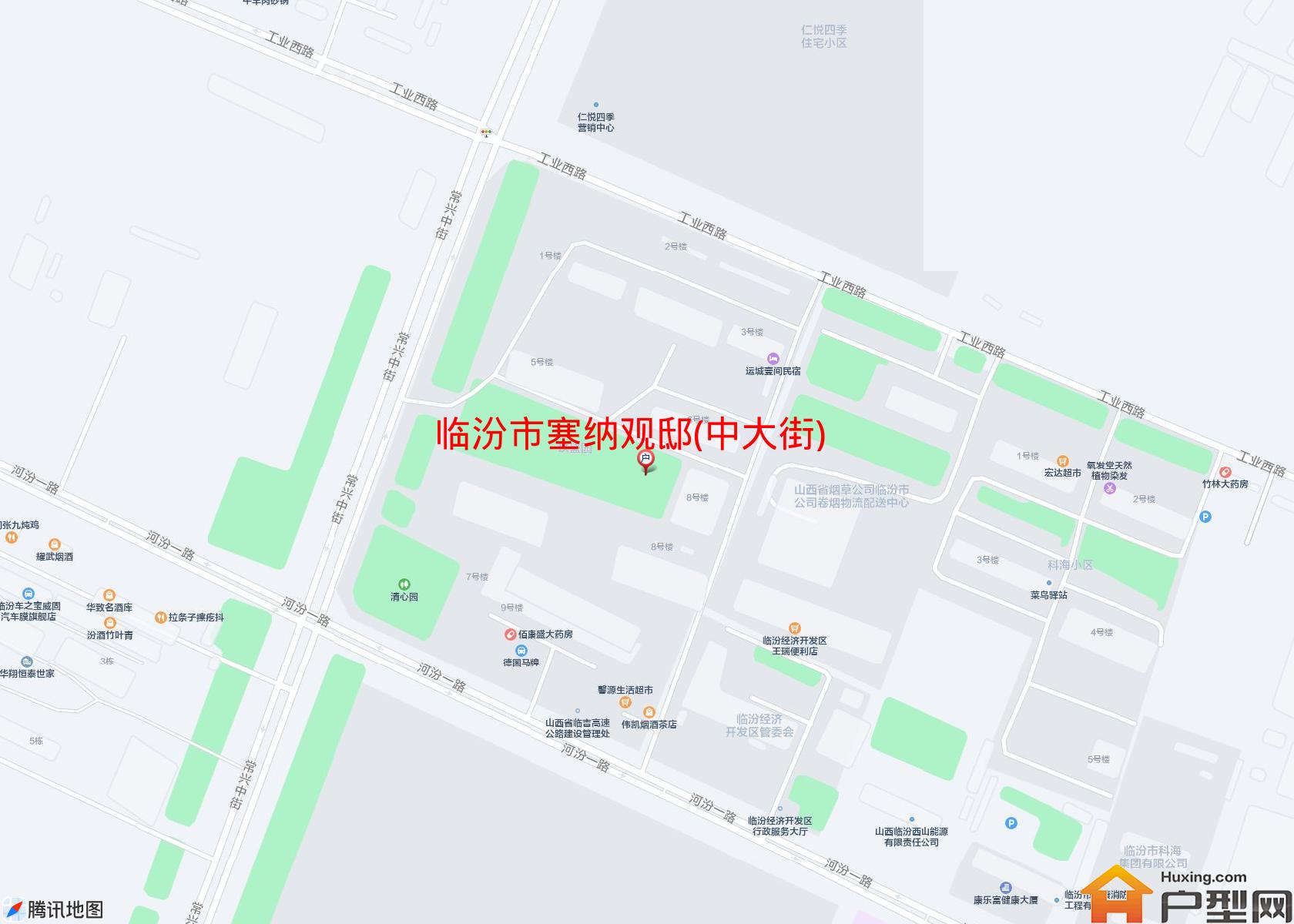 塞纳观邸(中大街)小区 - 户型网