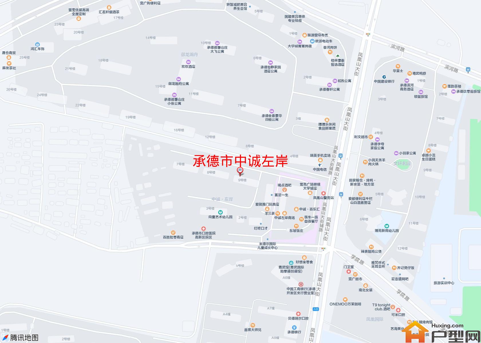 中诚左岸小区 - 户型网