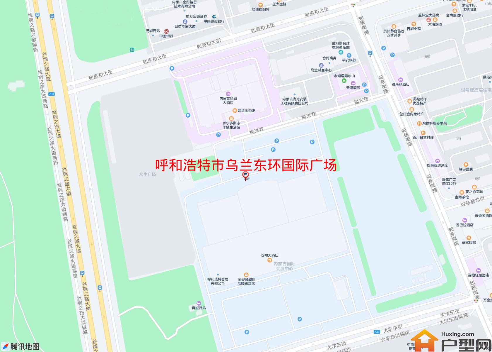 乌兰东环国际广场小区 - 户型网