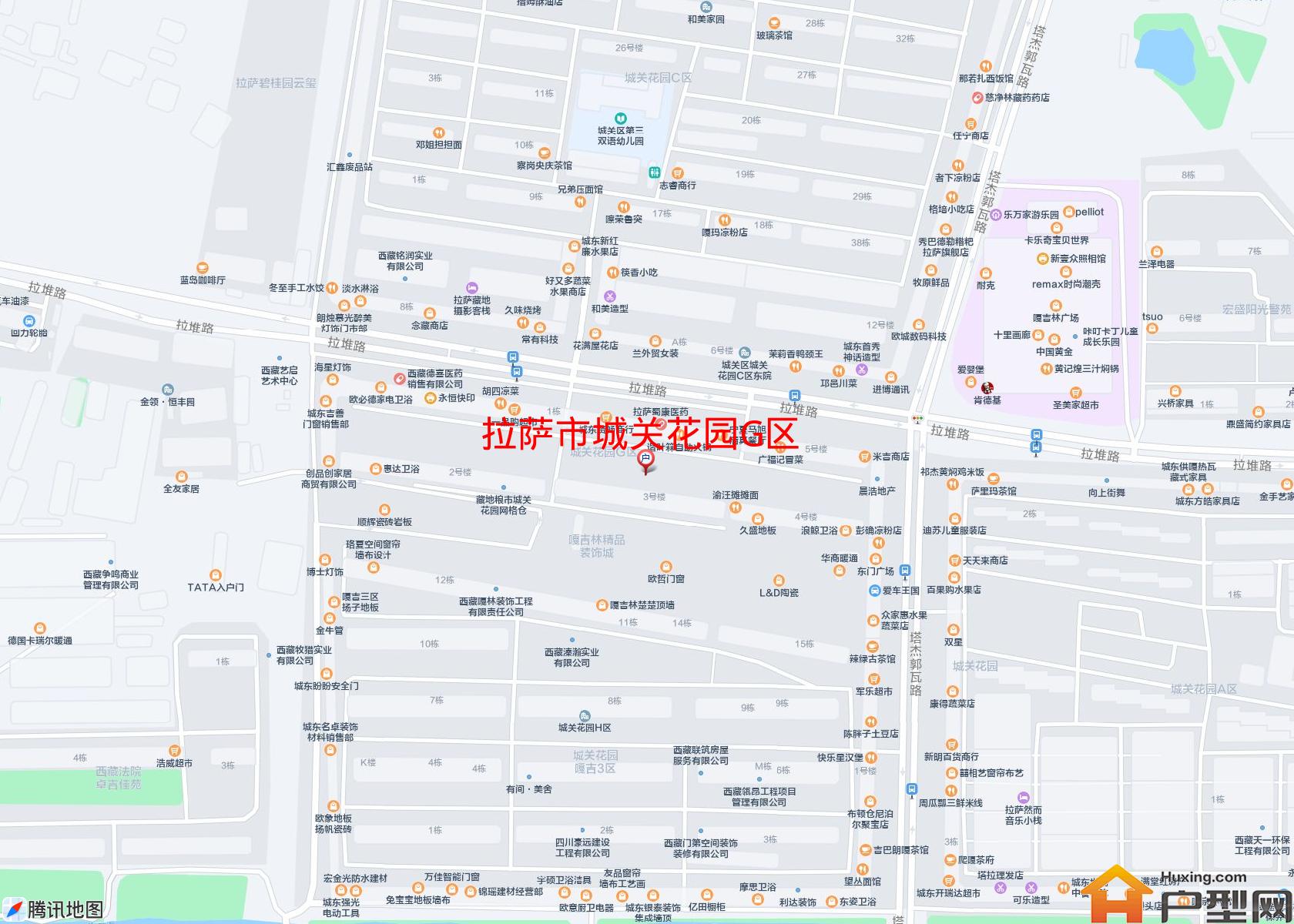 城关花园G区小区 - 户型网