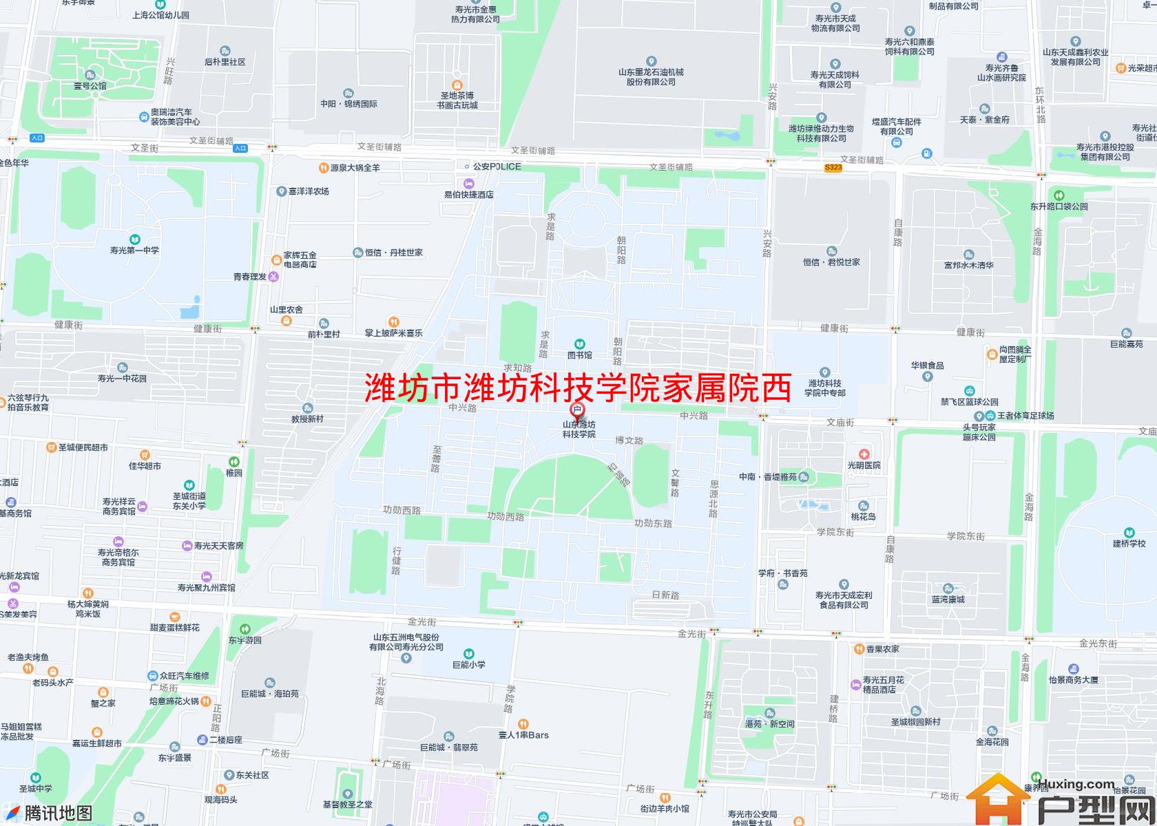 潍坊科技学院家属院西区小区 - 户型网