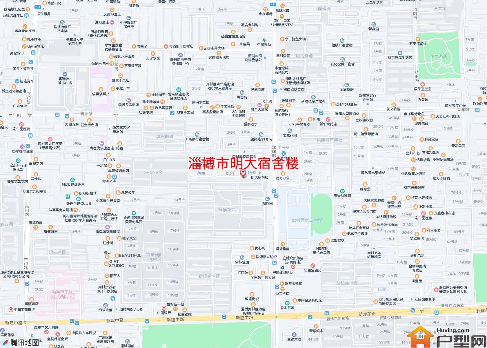 明大宿舍楼小区 - 户型网