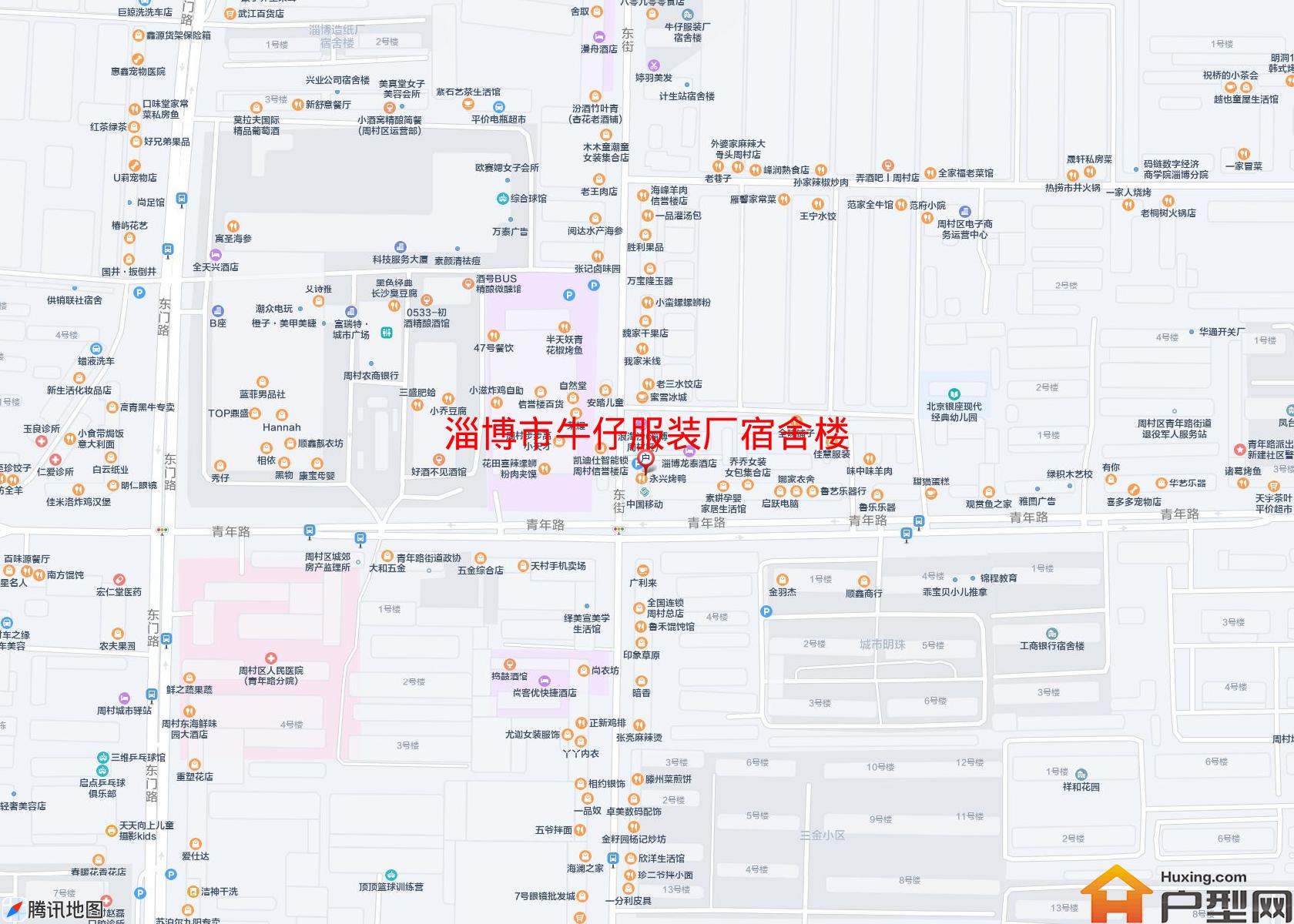 牛仔服装厂宿舍楼小区 - 户型网