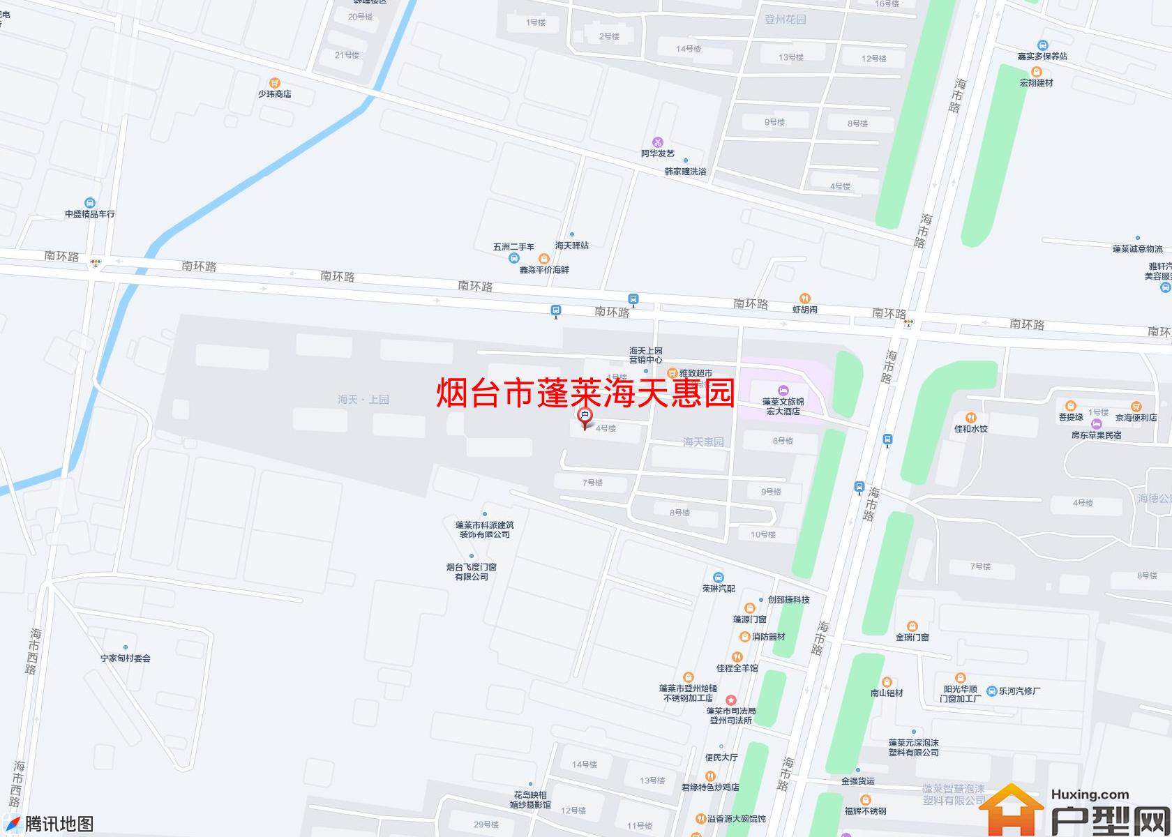 蓬莱海天惠园小区 - 户型网