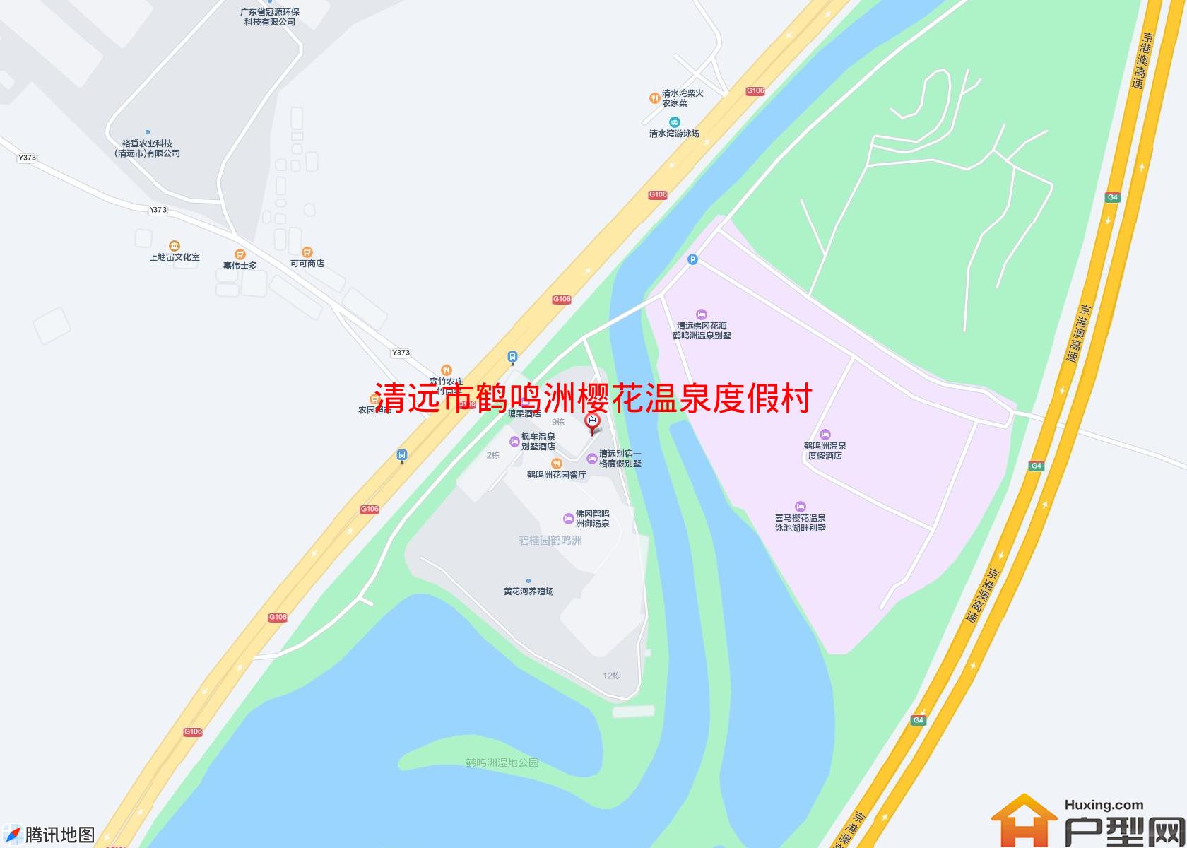 鹤鸣洲樱花温泉度假村小区 - 户型网