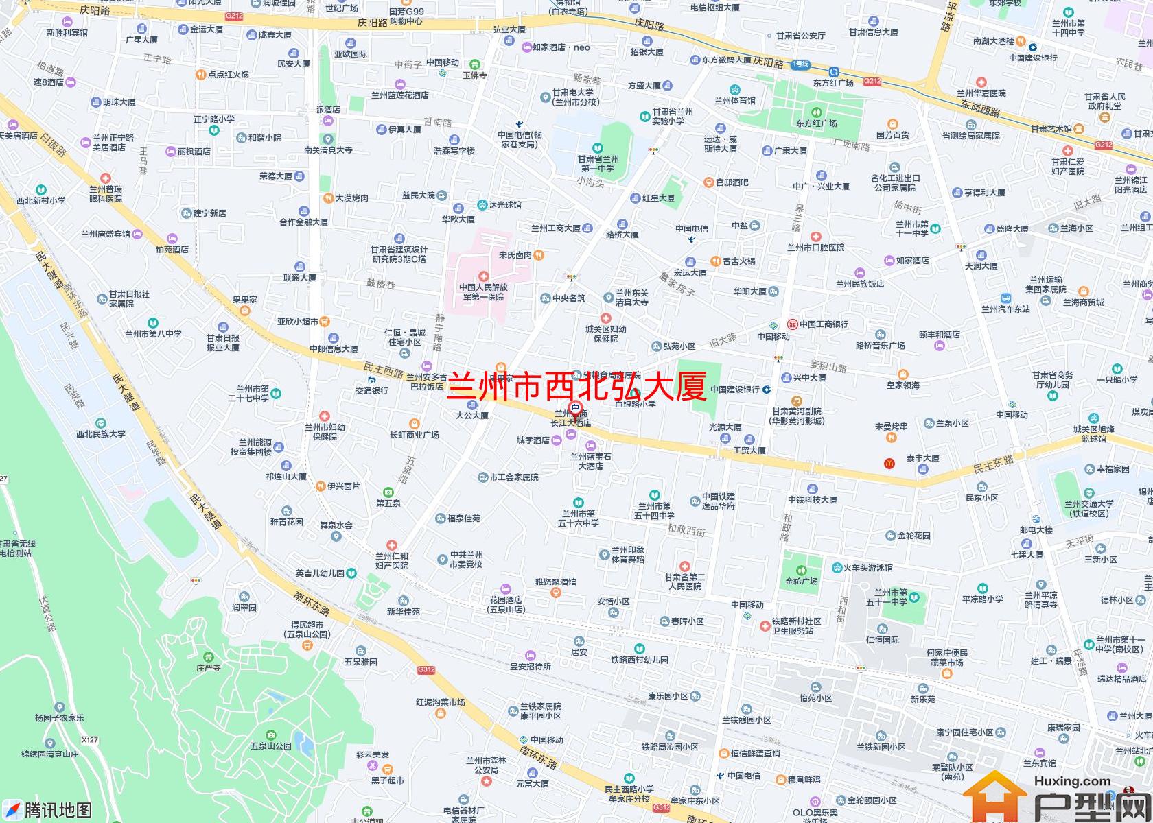 西北弘大厦小区 - 户型网