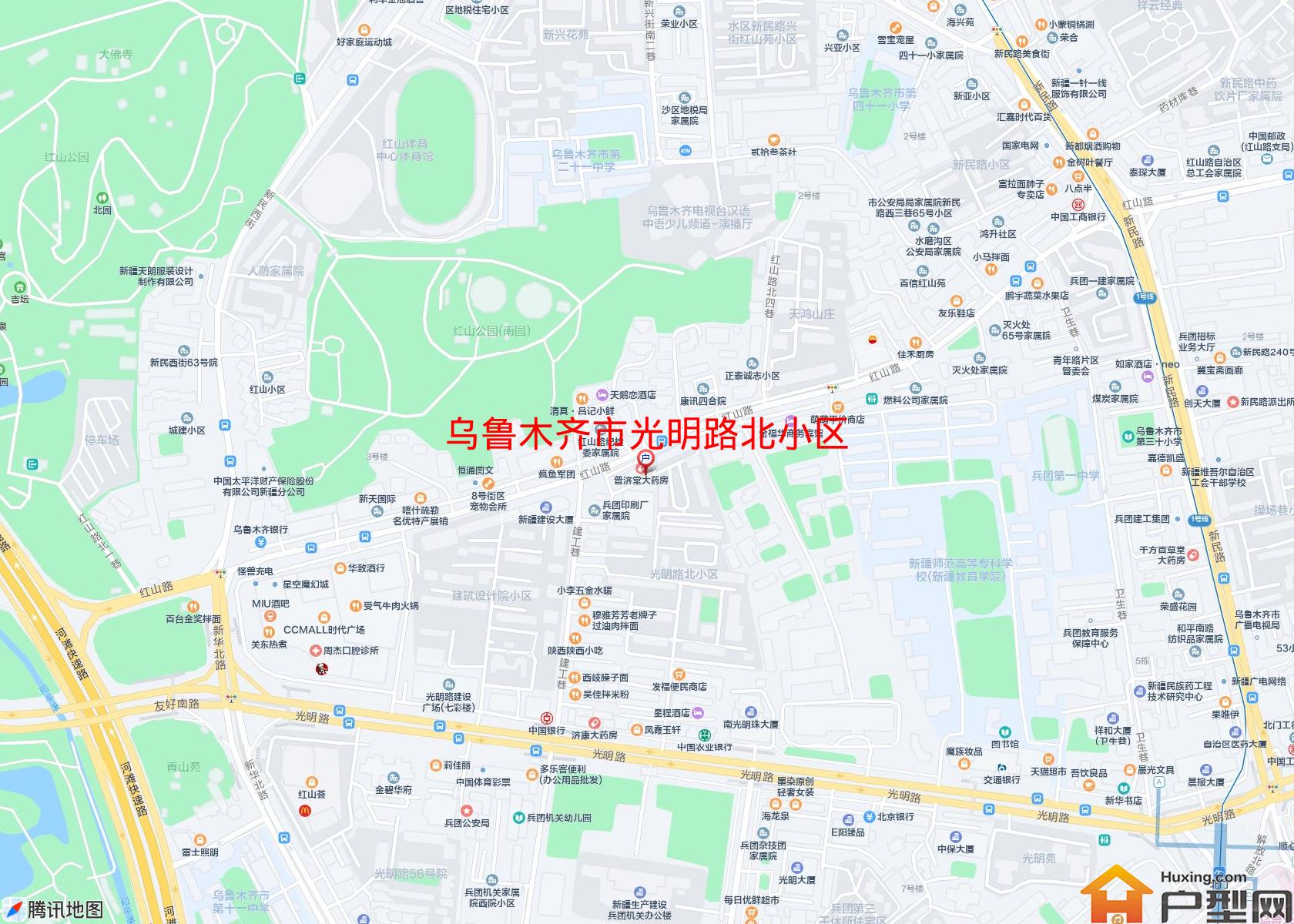 光明路北小区小区 - 户型网