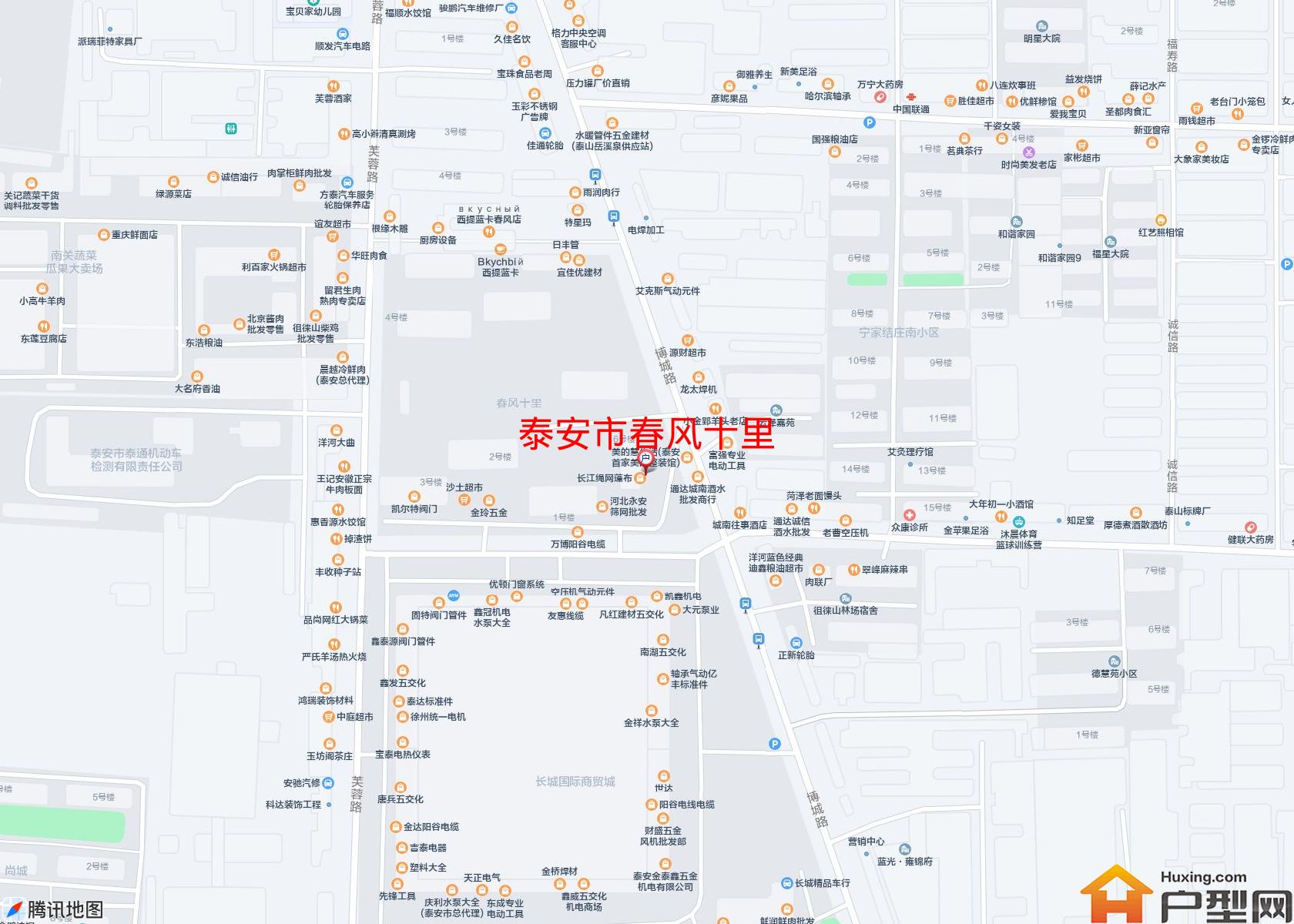 春风十里小区 - 户型网