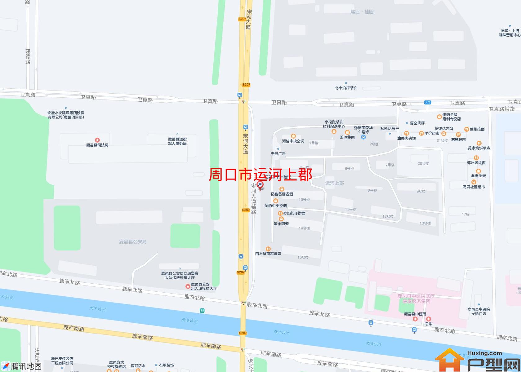 运河上郡小区 - 户型网